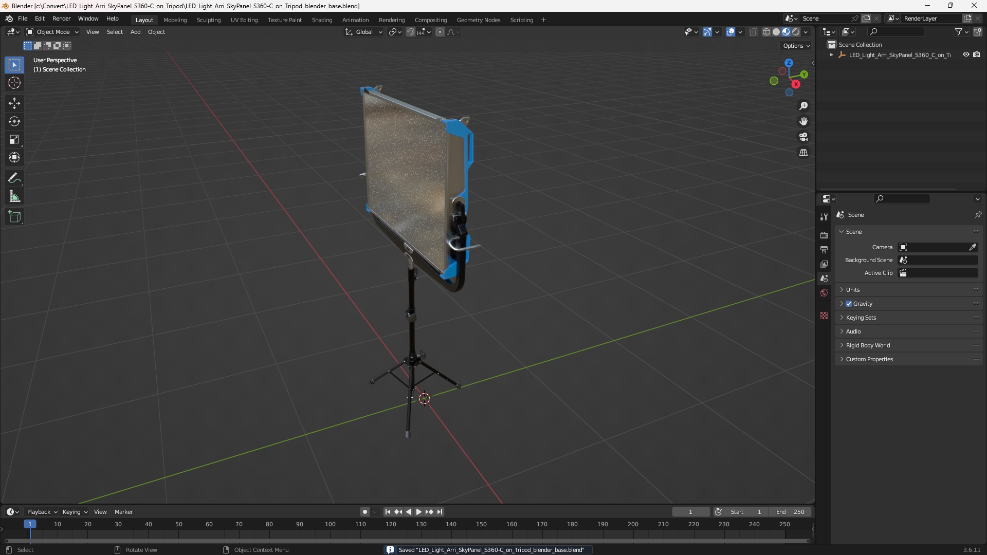 LED Light Arri SkyPanel S360-C on Tripod - view 10