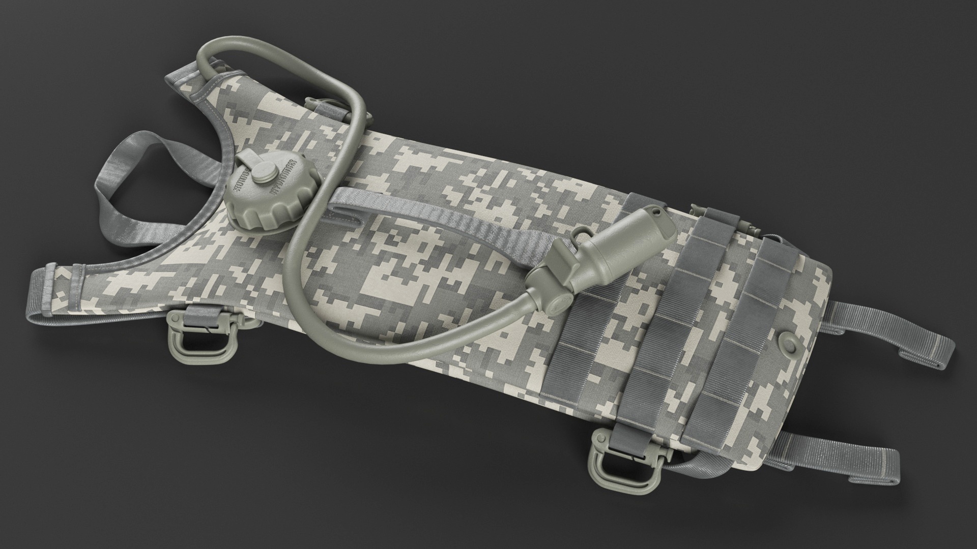 3D Military Hydration Backpack Carrier Lying
