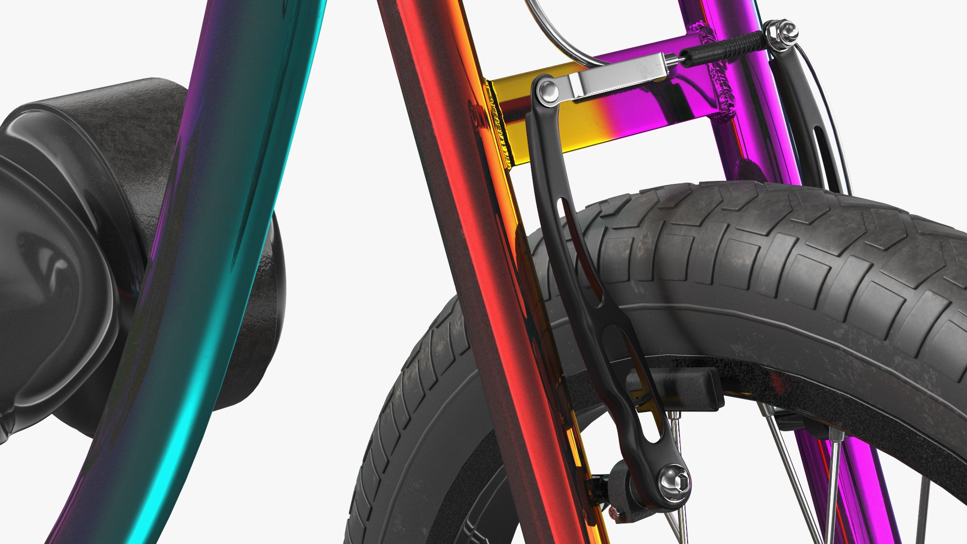 3D Razor DXT Drift Trike Colored Chrome