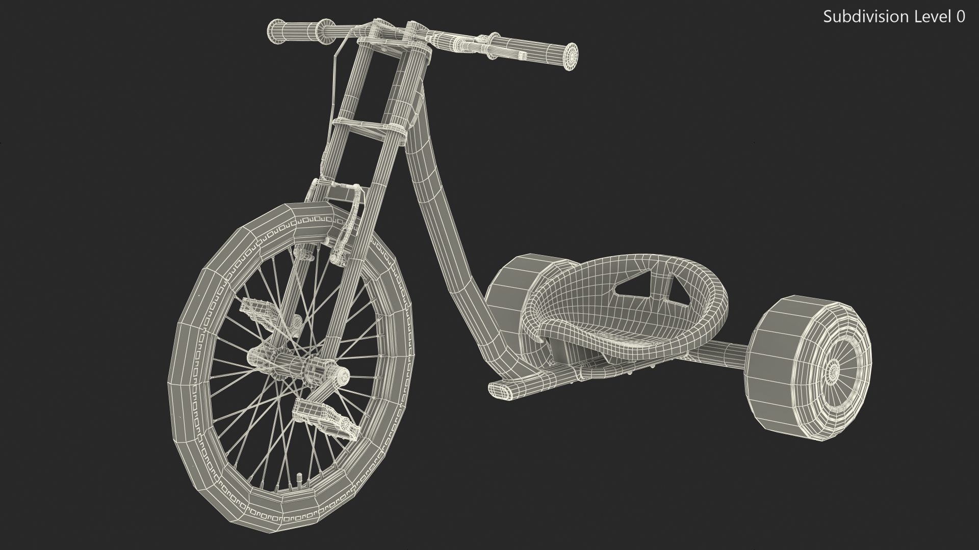 3D Razor DXT Drift Trike Colored Chrome