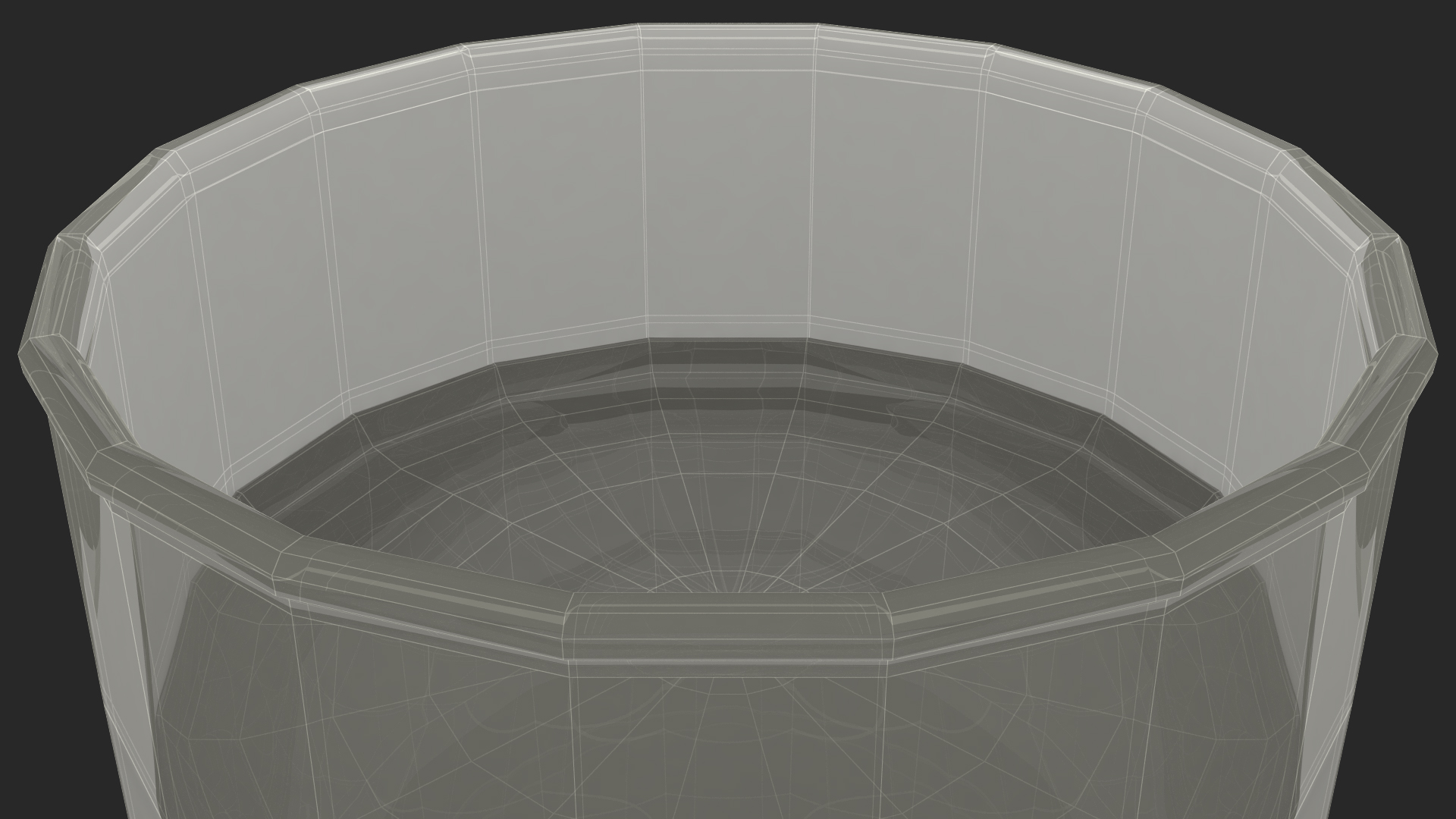 3D Glass of Milk model
