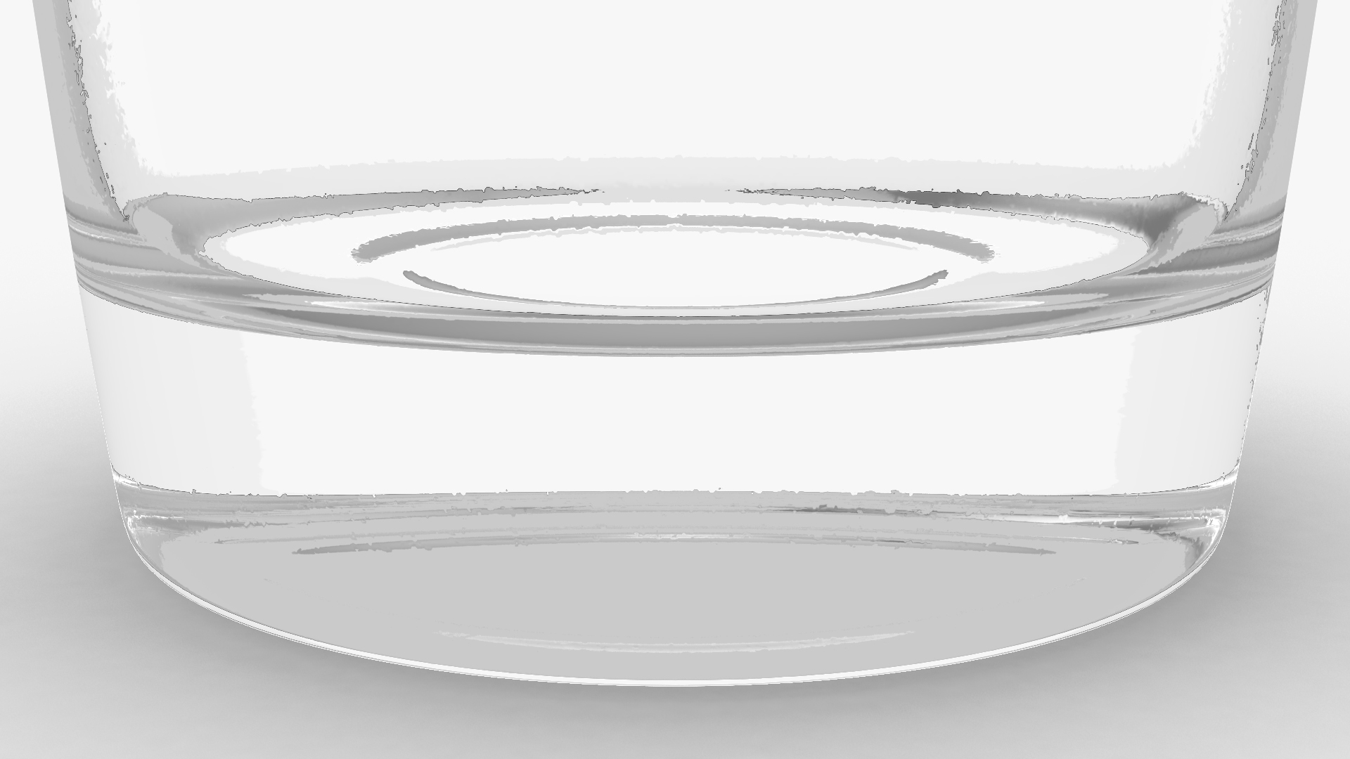 3D Glass of Milk model