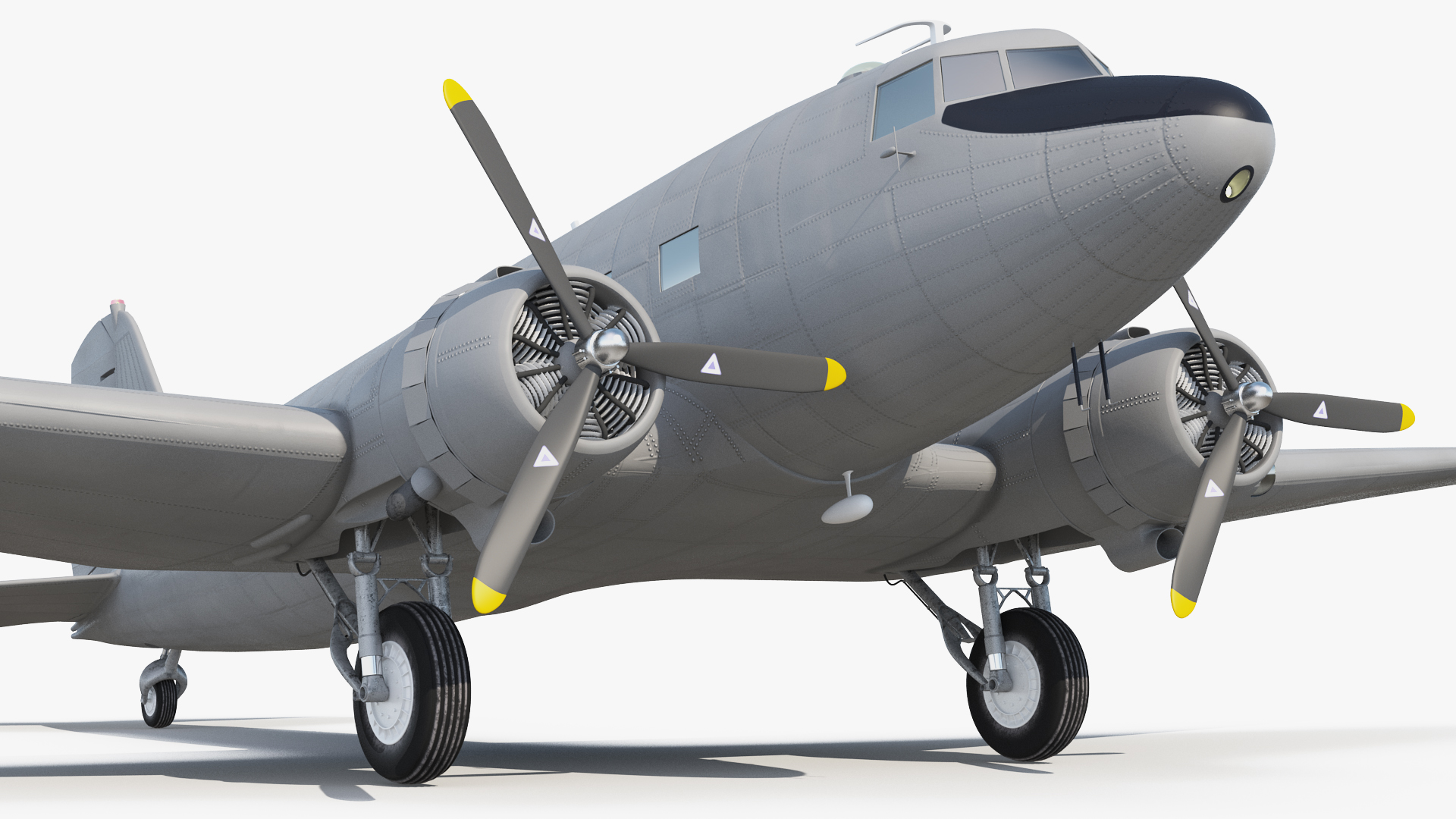 Vintage Transport Airplane Generic 3D model