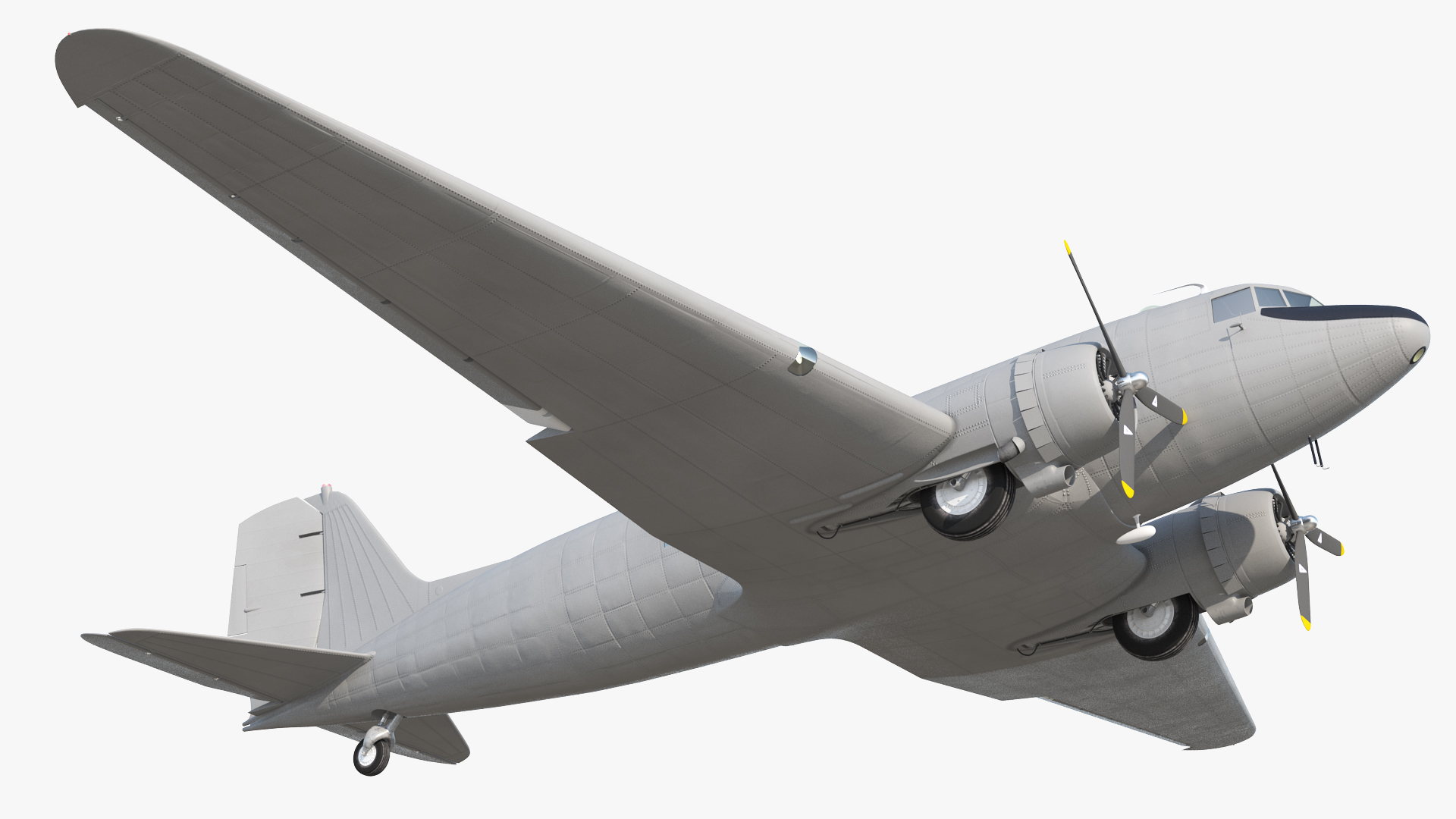 Vintage Transport Airplane Generic 3D model
