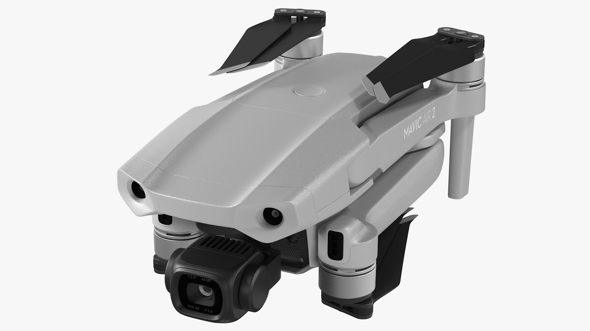 3D model DJI Mavic Air2 Drone Quadcopter with Camera Folded