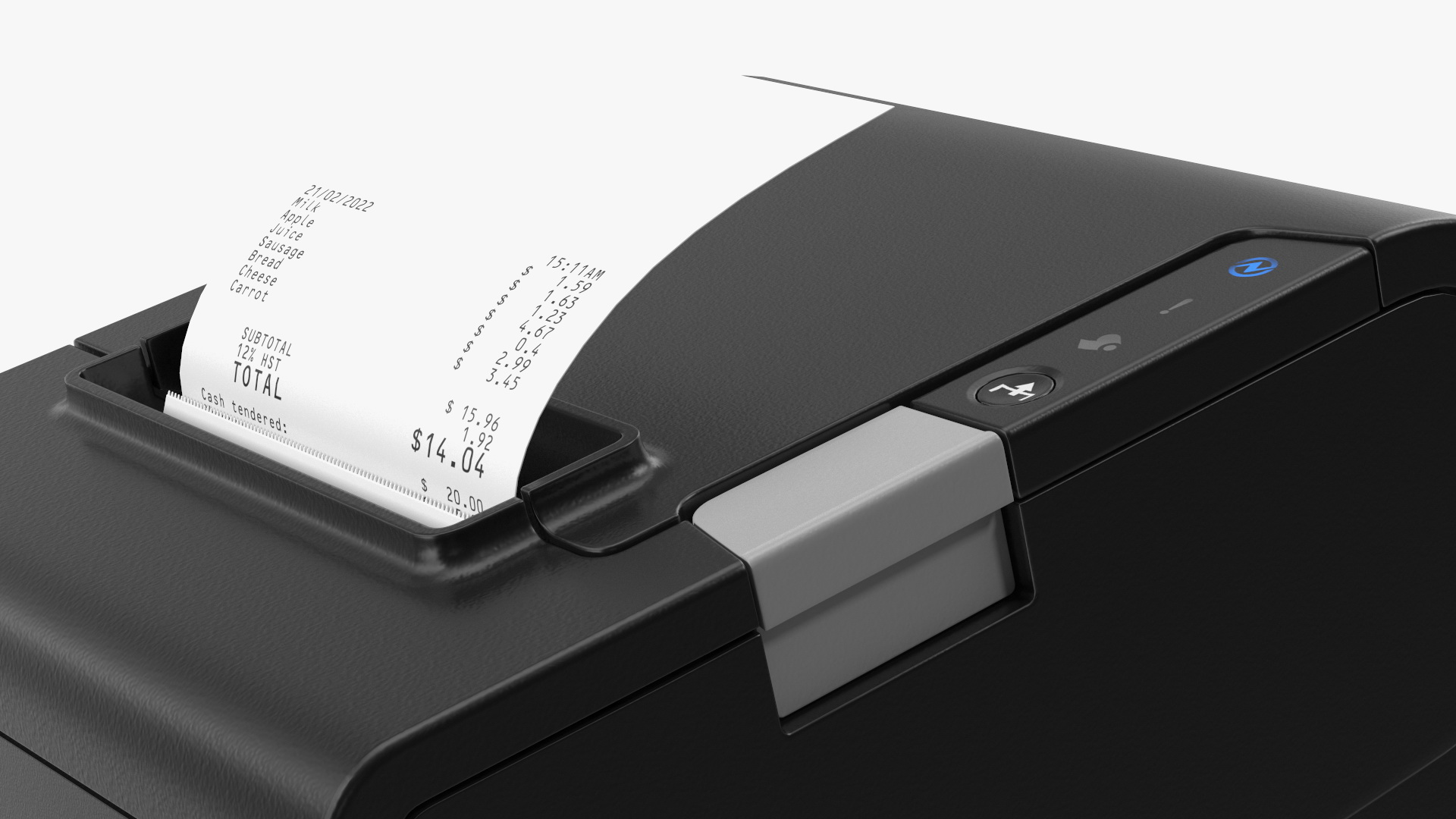 3D Epson OmniLink TM T88VI DT2 Thermal POS Printer Black model