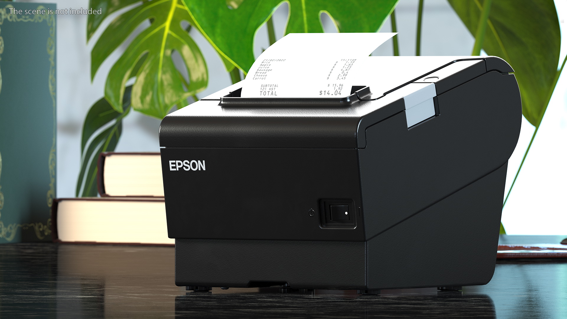 3D Epson OmniLink TM T88VI DT2 Thermal POS Printer Black model