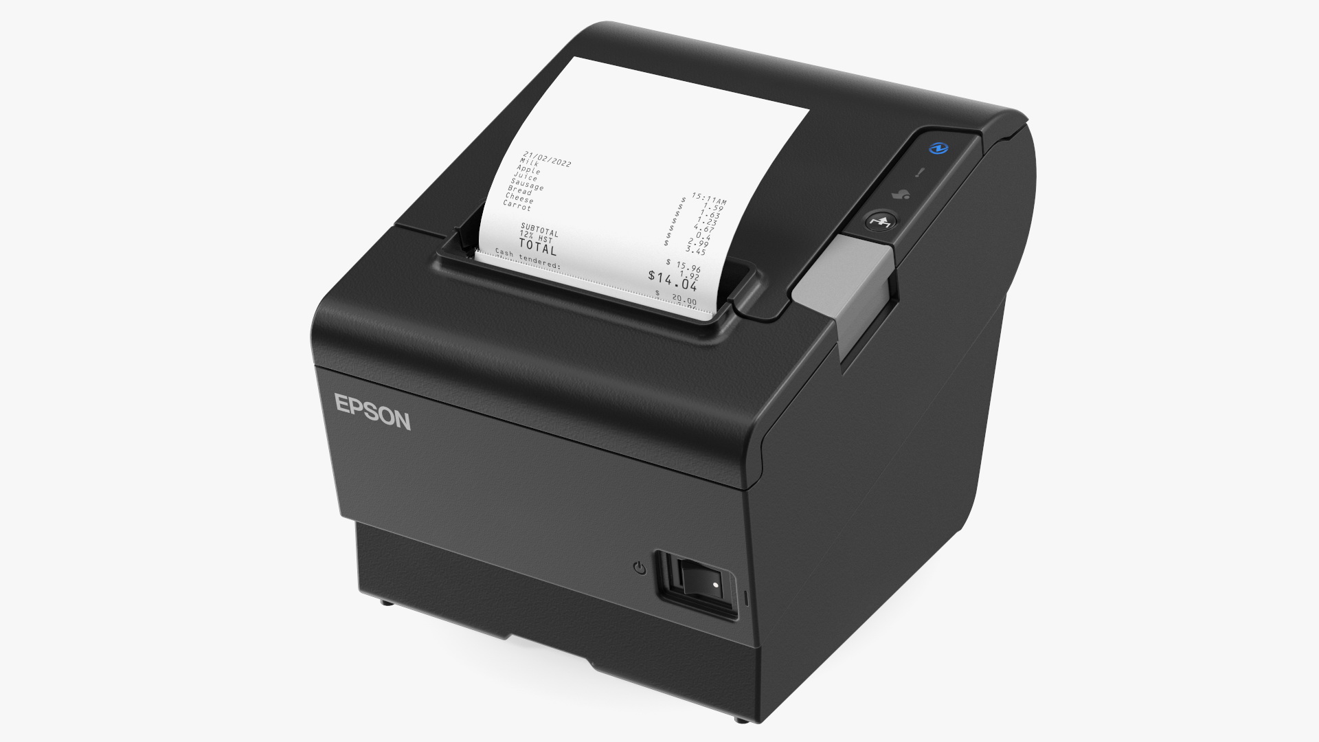 3D Epson OmniLink TM T88VI DT2 Thermal POS Printer Black model