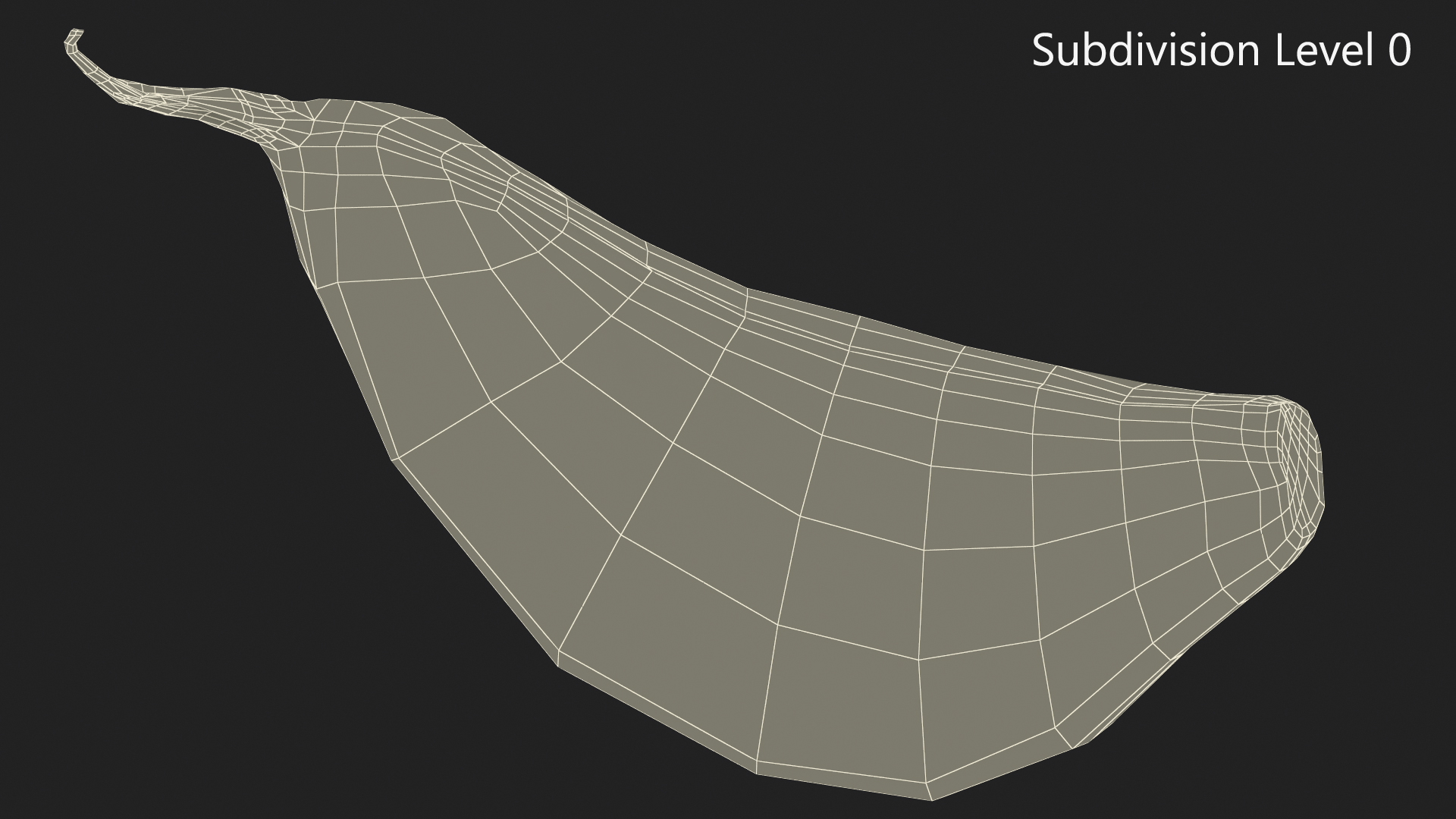 3D Clove Garlic White for 3D Print