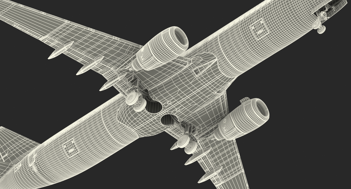 Boeing 737 800 United Airlines Rigged 3D