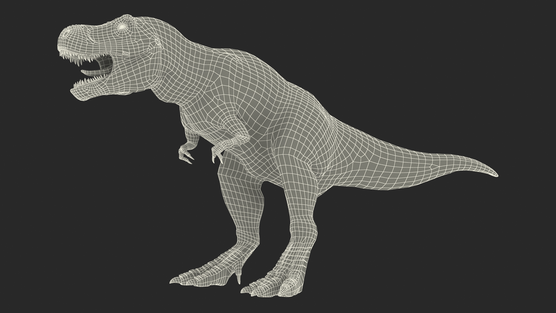 T Rex Standart Pose 3D model