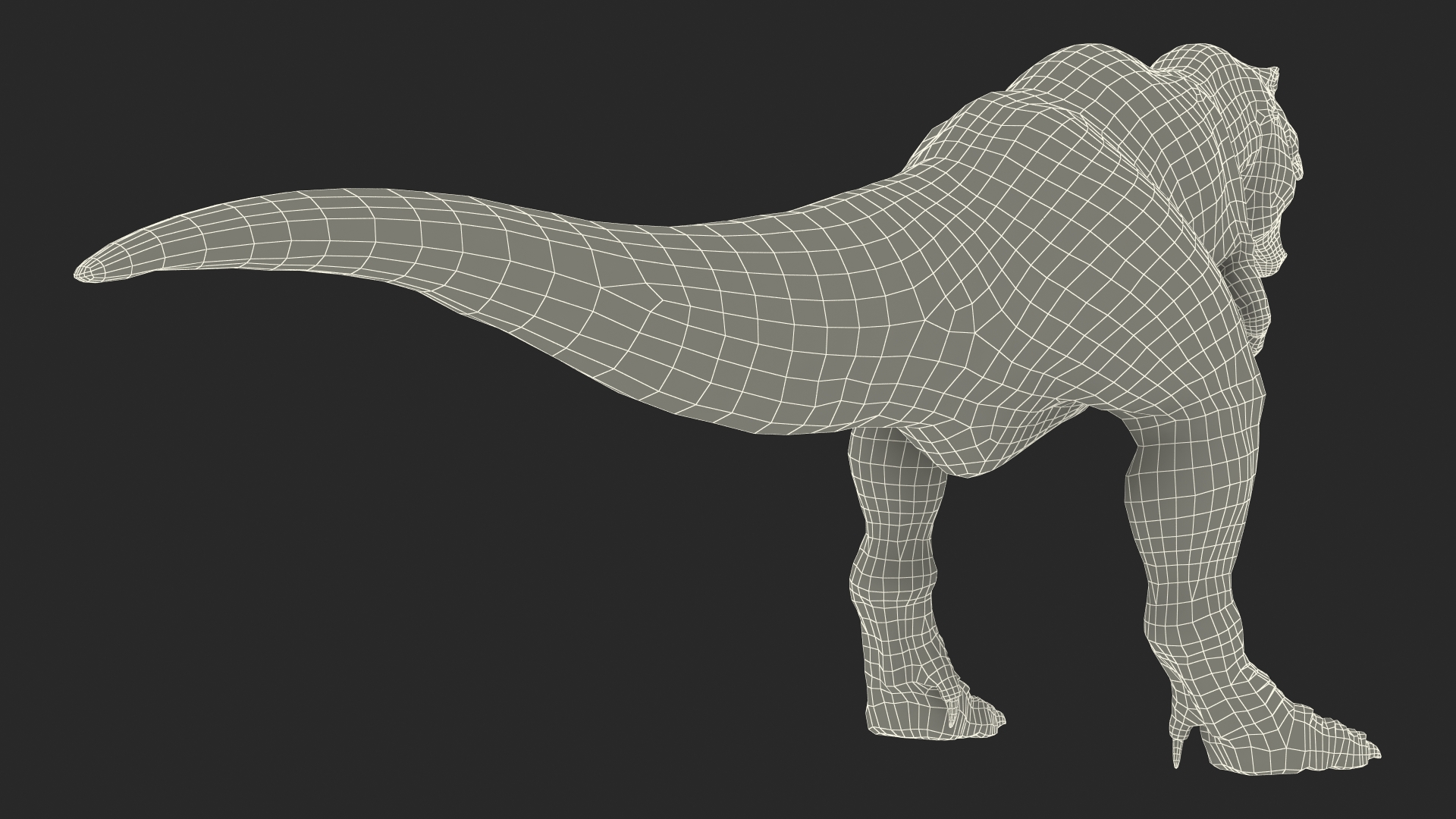 T Rex Standart Pose 3D model