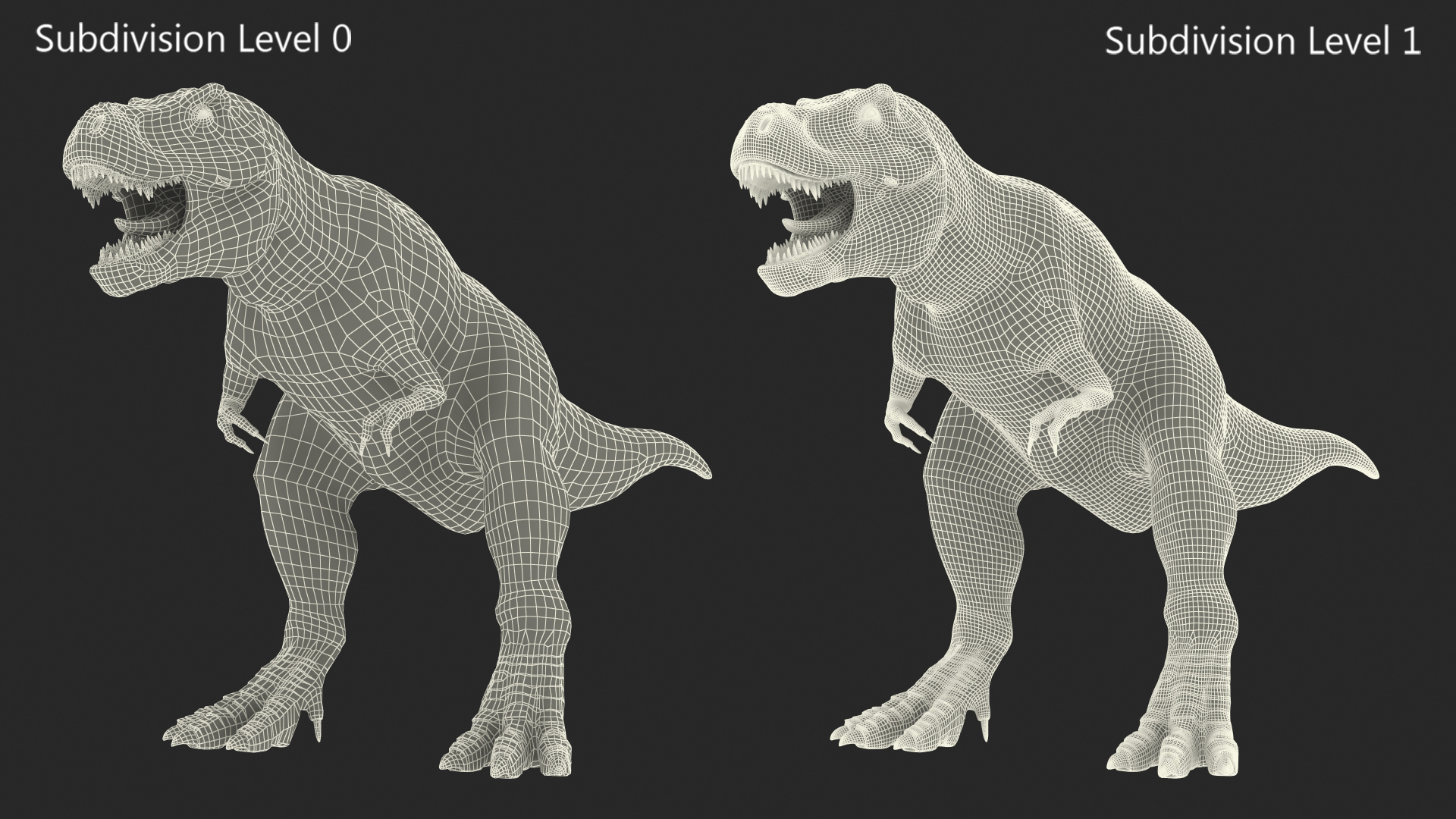 T Rex Standart Pose 3D model
