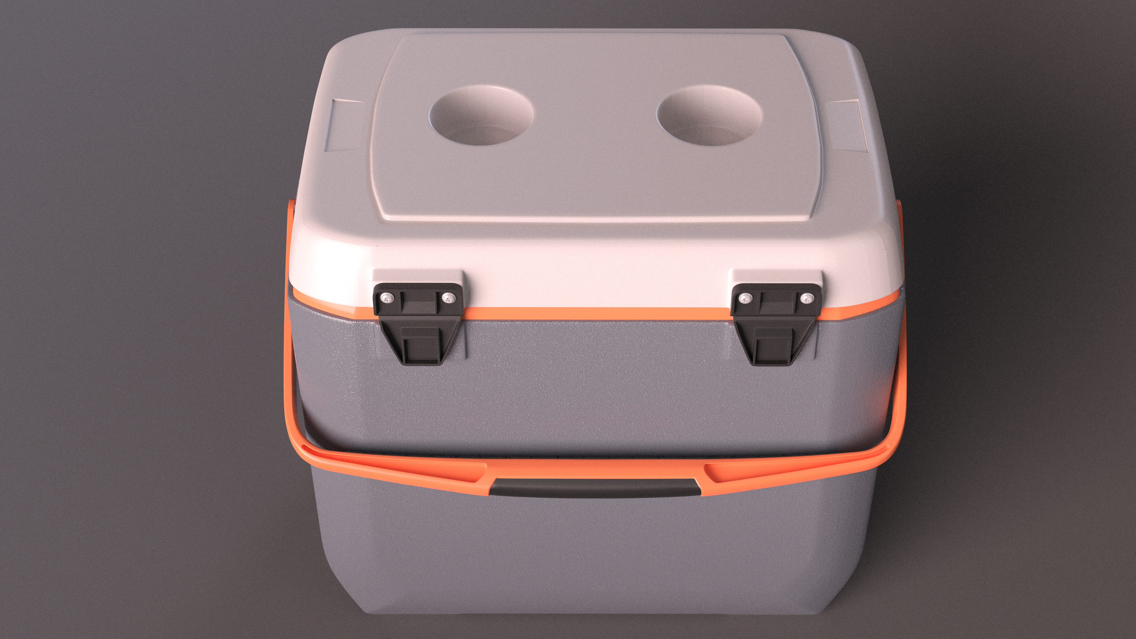 Portable Camping Coolbox 3D model