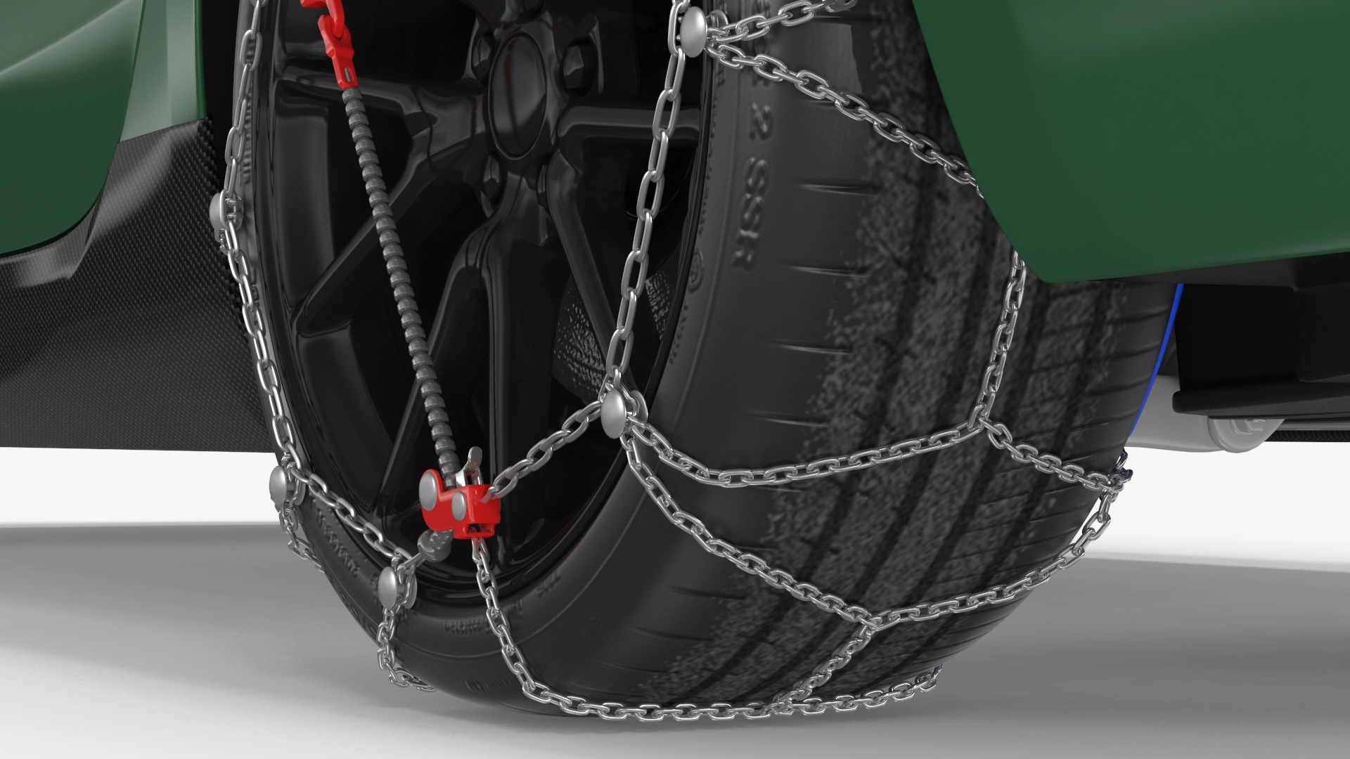 3D Tesla Model 3 with Wheel and Roof Accessories Rigged for Maya