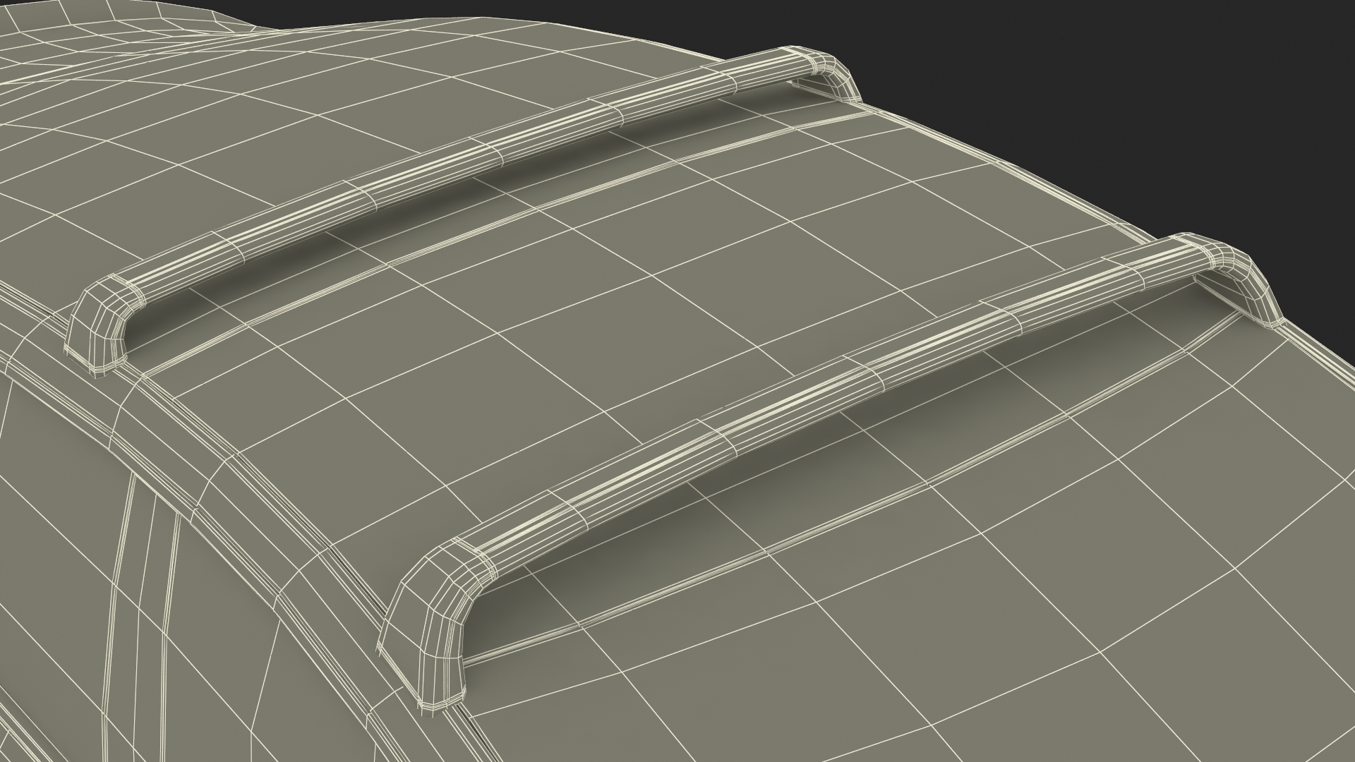 3D Tesla Model 3 with Wheel and Roof Accessories Rigged for Maya