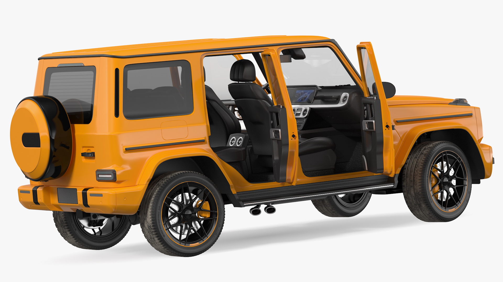3D model Luxury SUV Generic Rigged
