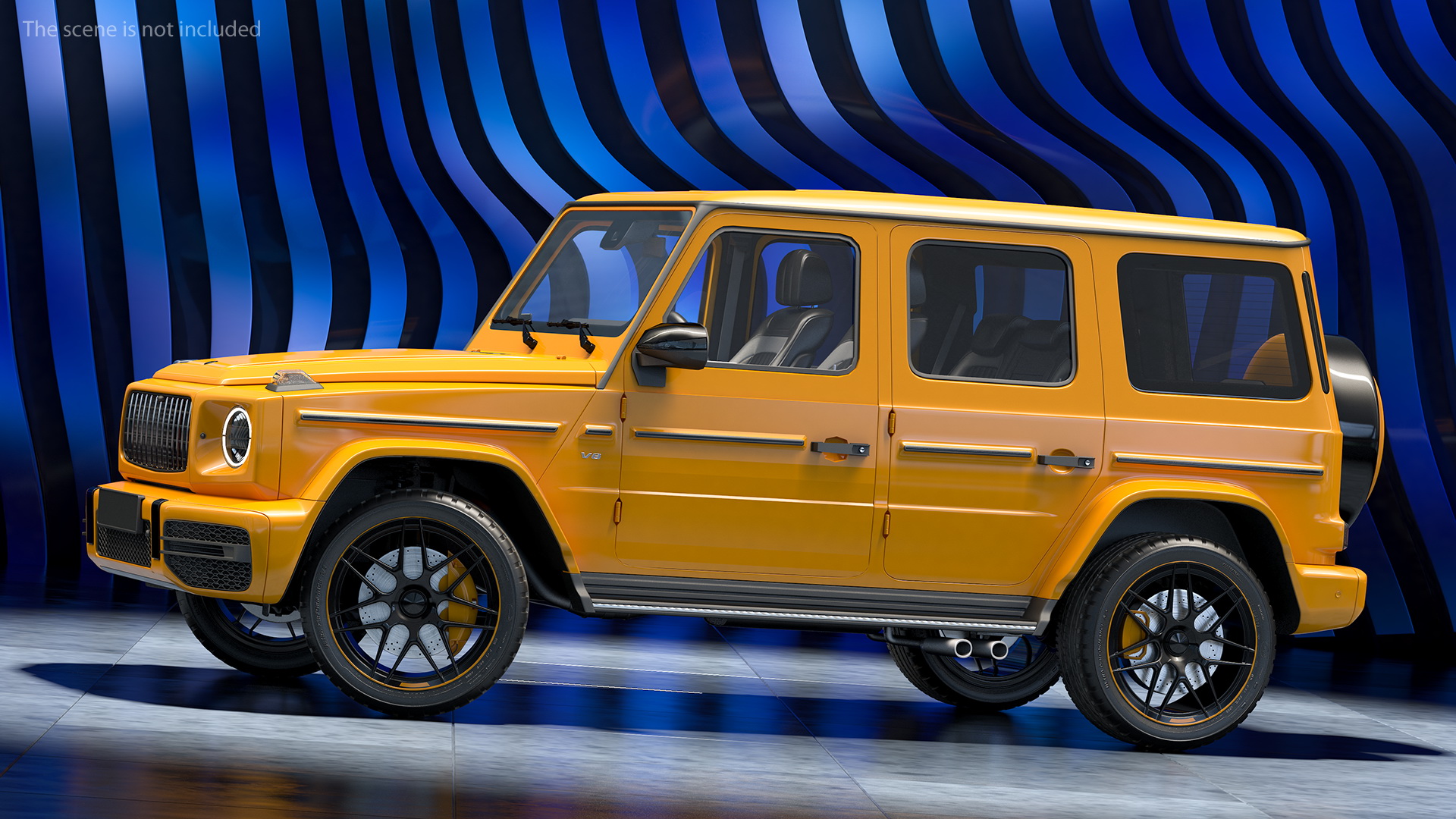 3D model Luxury SUV Generic Rigged