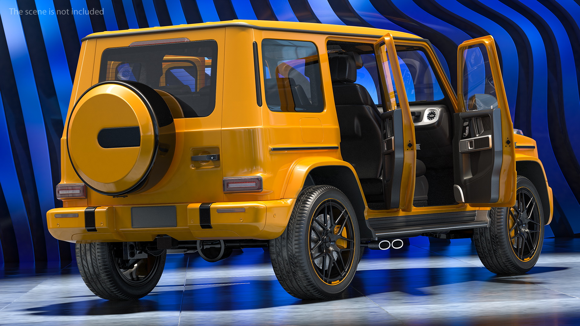3D model Luxury SUV Generic Rigged
