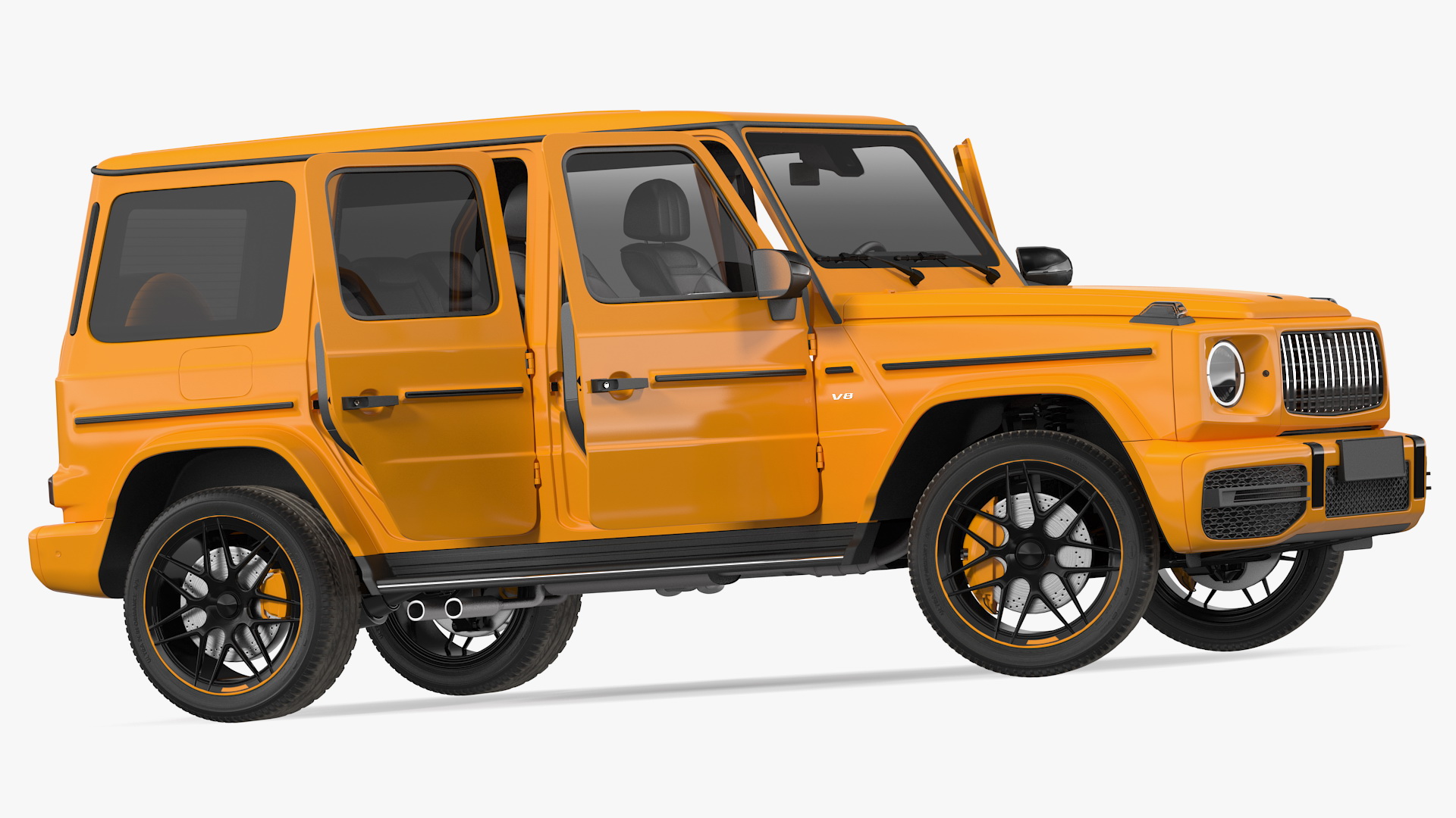3D model Luxury SUV Generic Rigged