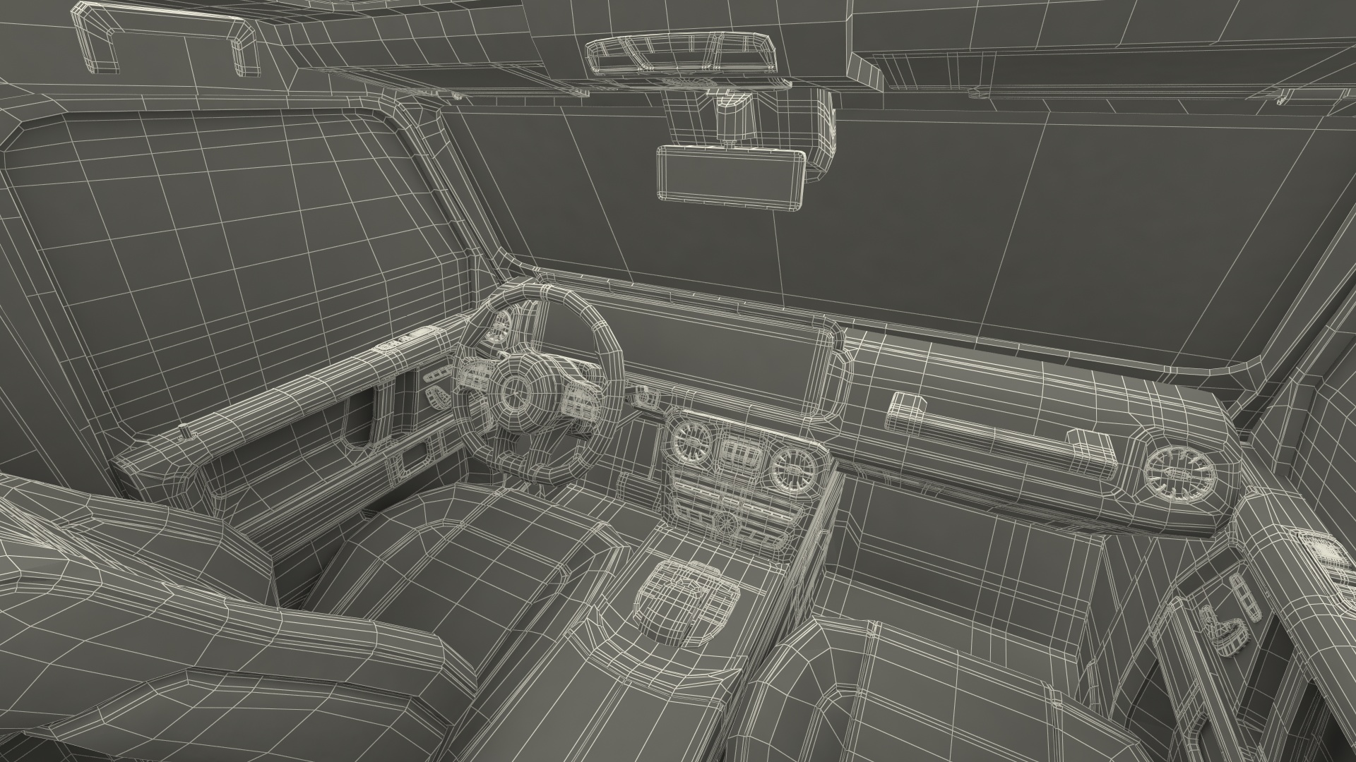 3D model Luxury SUV Generic Rigged