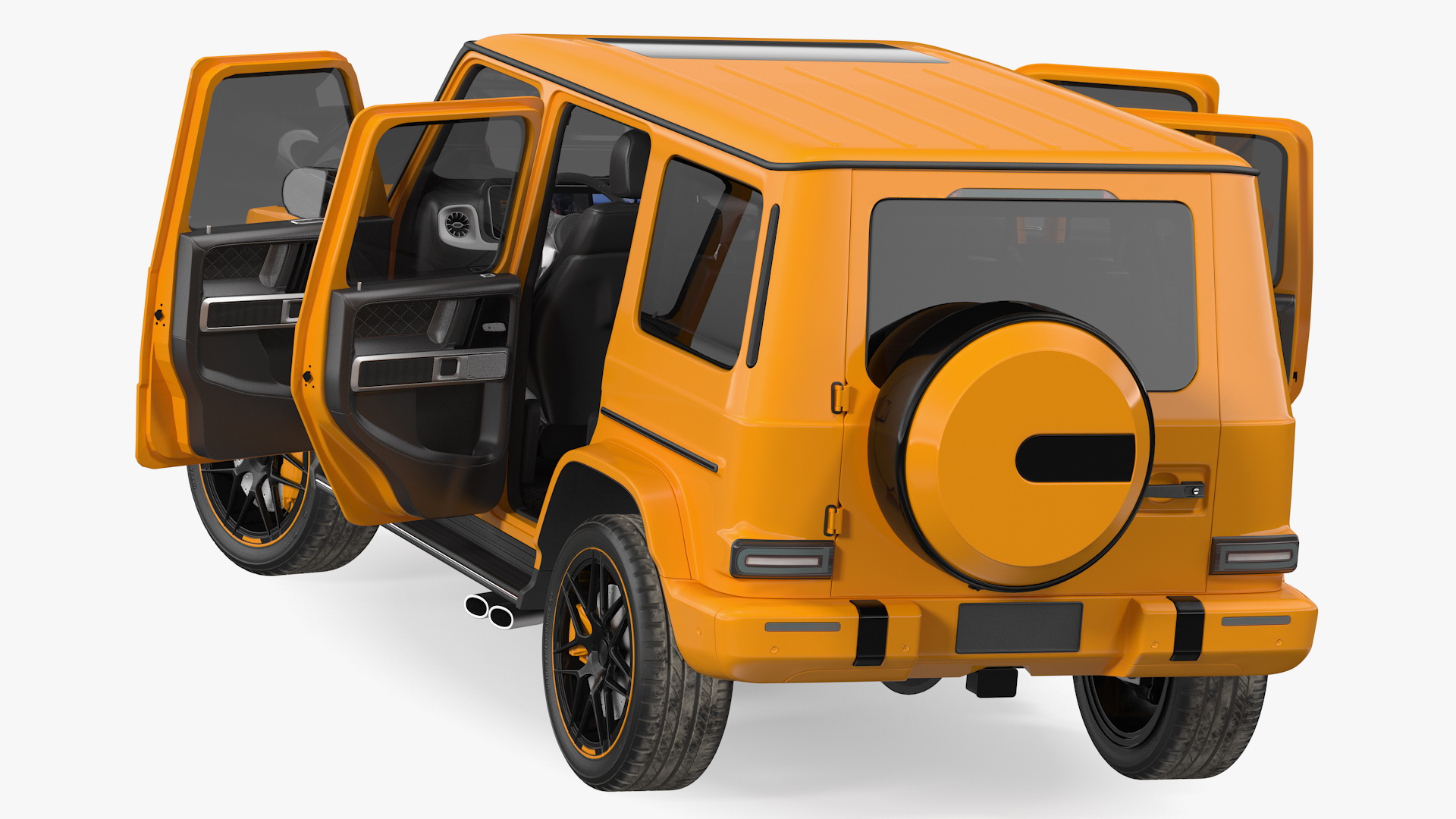 3D model Luxury SUV Generic Rigged
