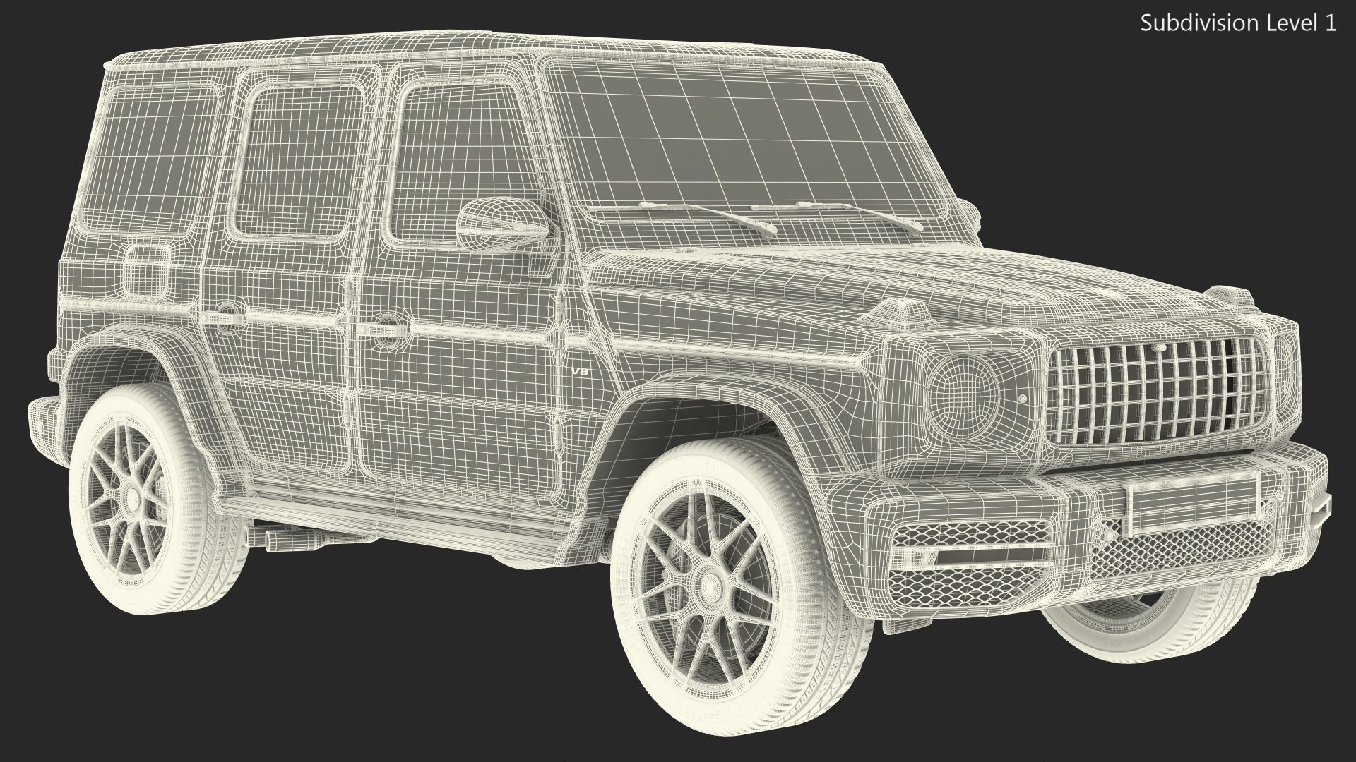3D model Luxury SUV Generic Rigged
