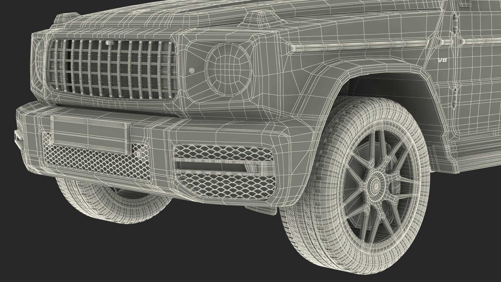 3D model Luxury SUV Generic Rigged