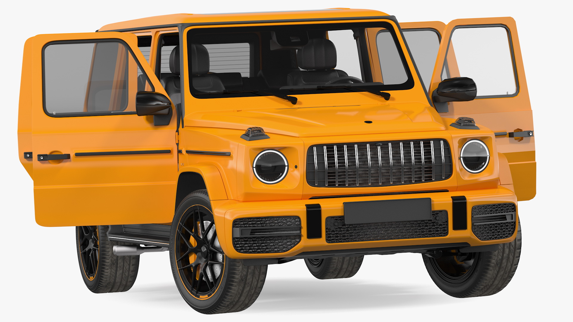 3D model Luxury SUV Generic Rigged