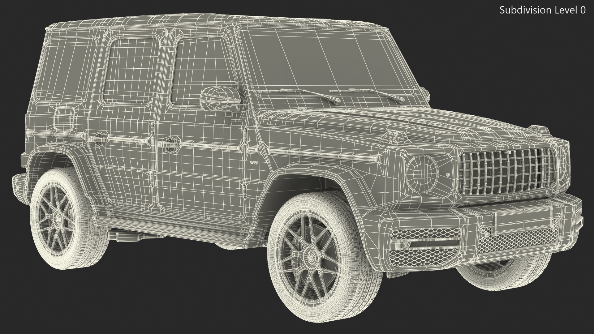 3D model Luxury SUV Generic Rigged