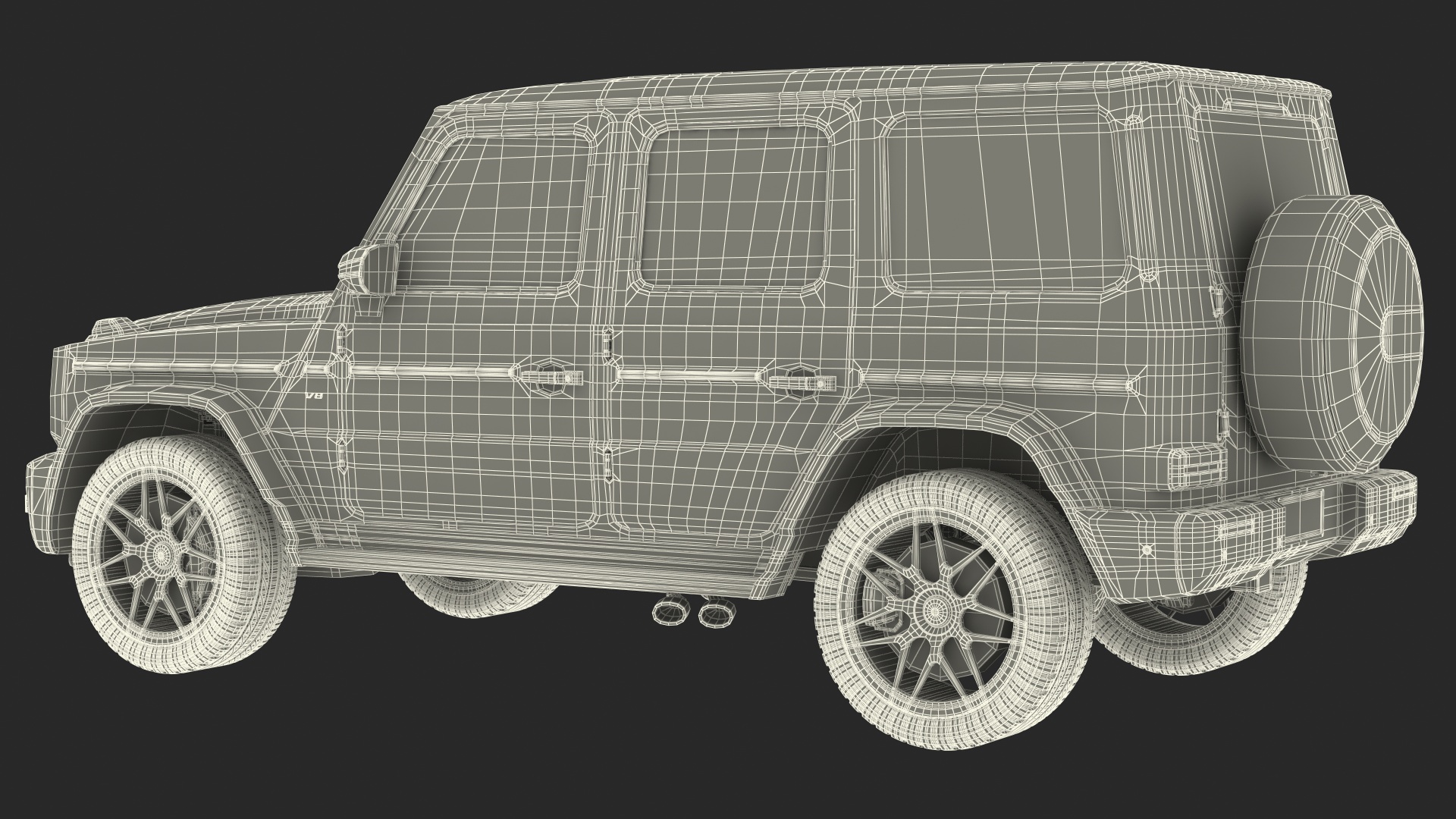 3D model Luxury SUV Generic Rigged