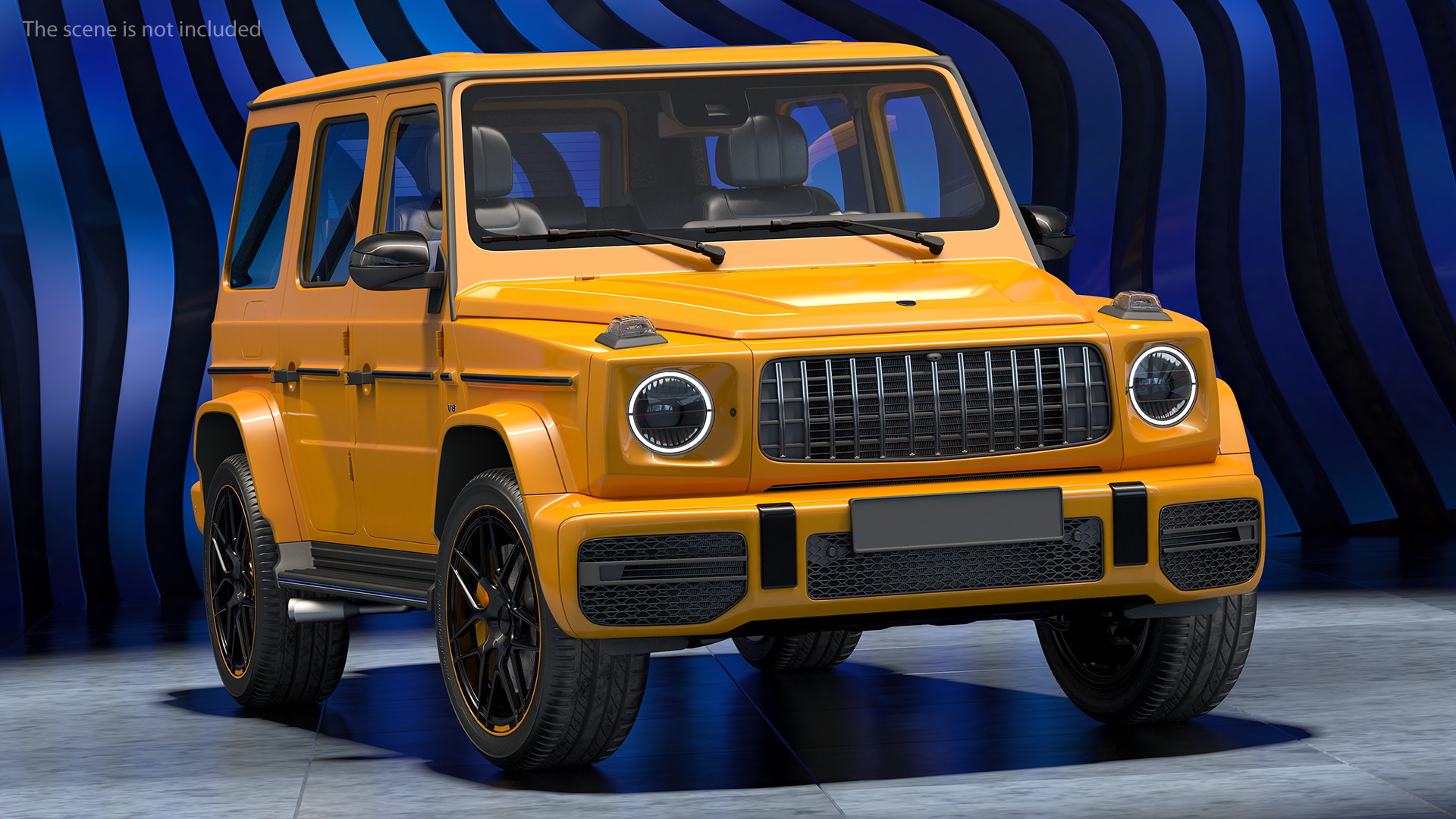 3D model Luxury SUV Generic Rigged