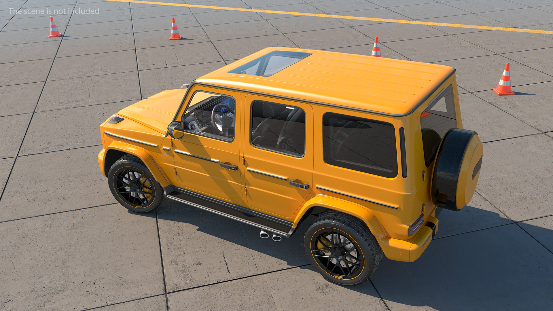 3D model Luxury SUV Generic Rigged