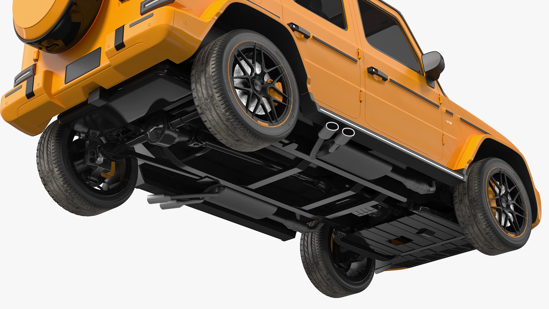 3D model Luxury SUV Generic Rigged