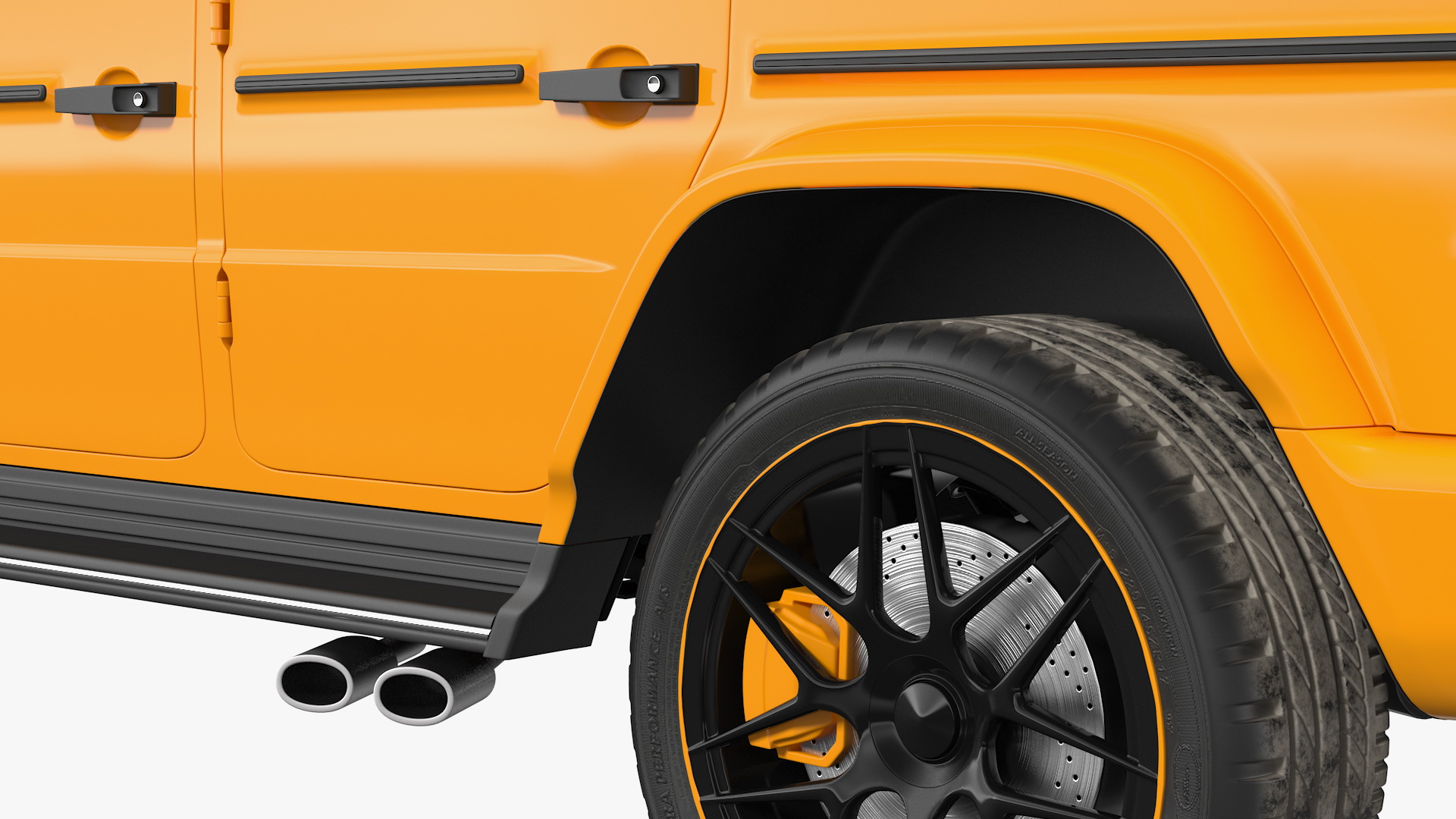 3D model Luxury SUV Generic Rigged