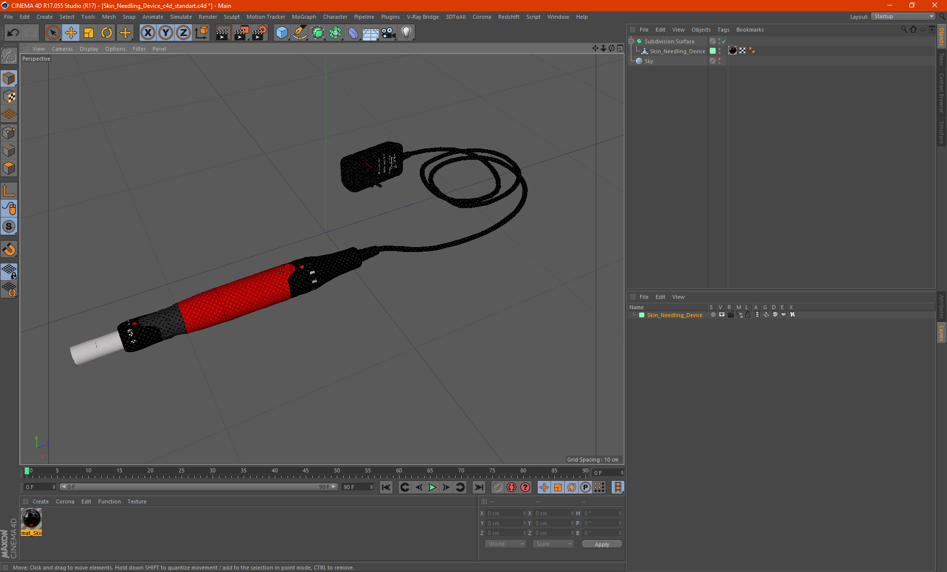 3D model Skin Needling Device