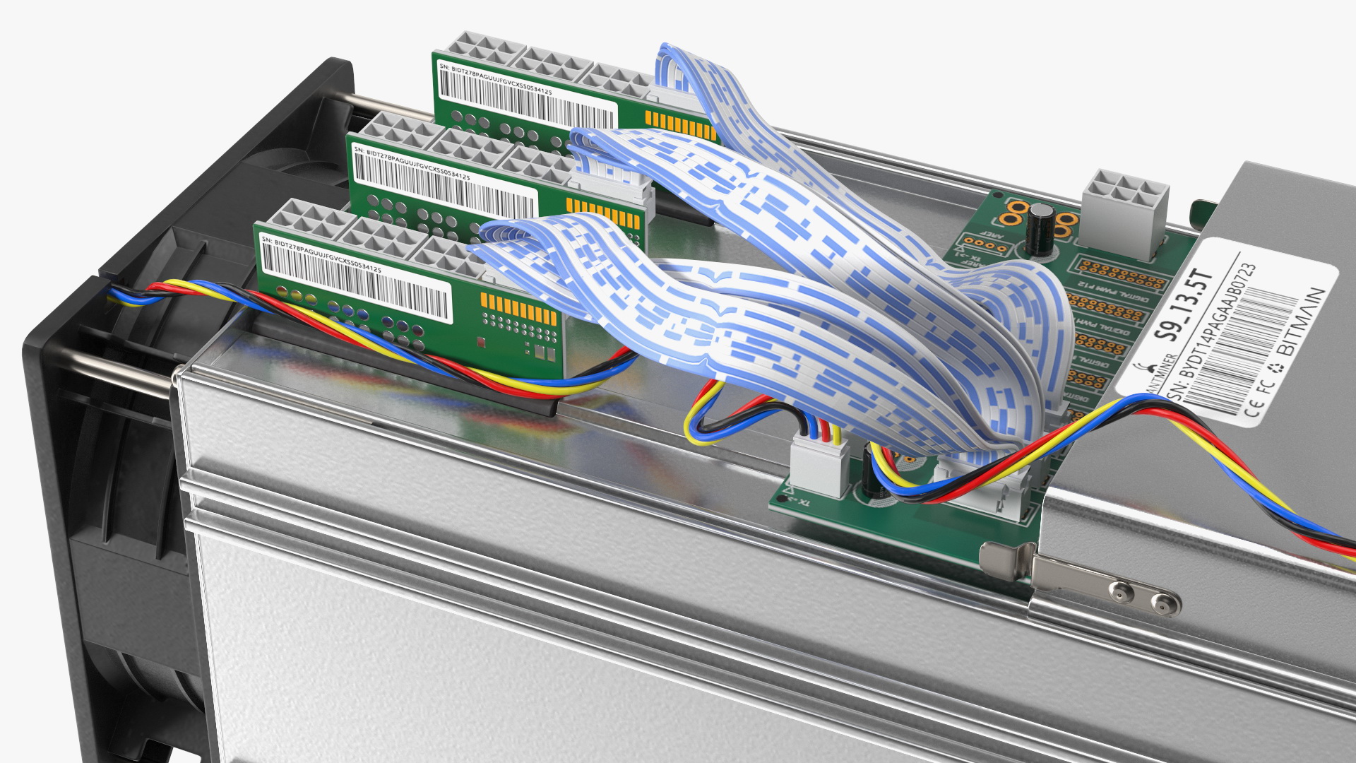 Bitcoin Mining ASIC 3D model