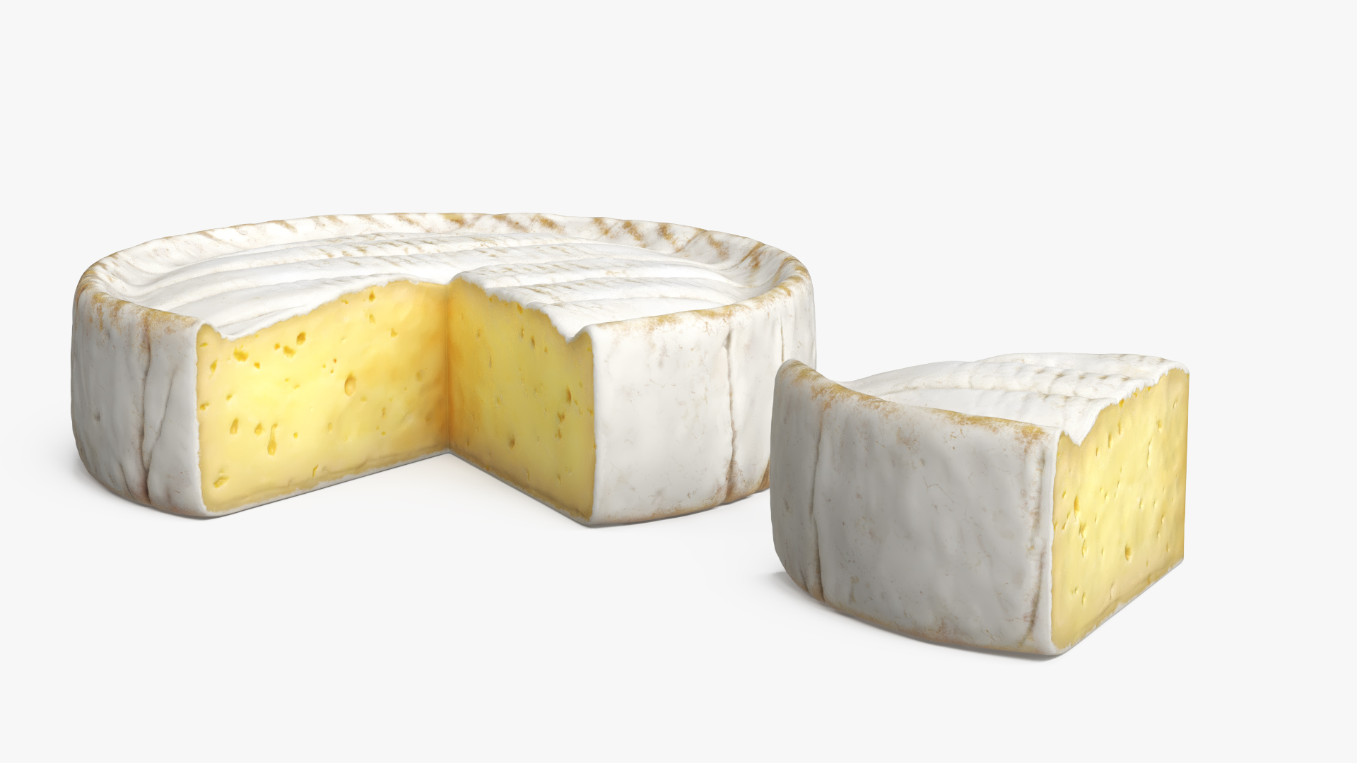 Brie Cheese Wheel on Wooden Board with Knife, view 5