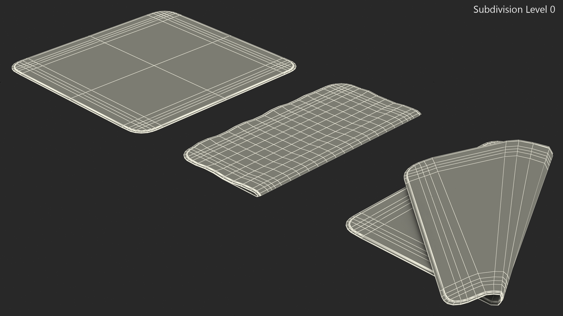 3D model Apple Polishing Cloth Set