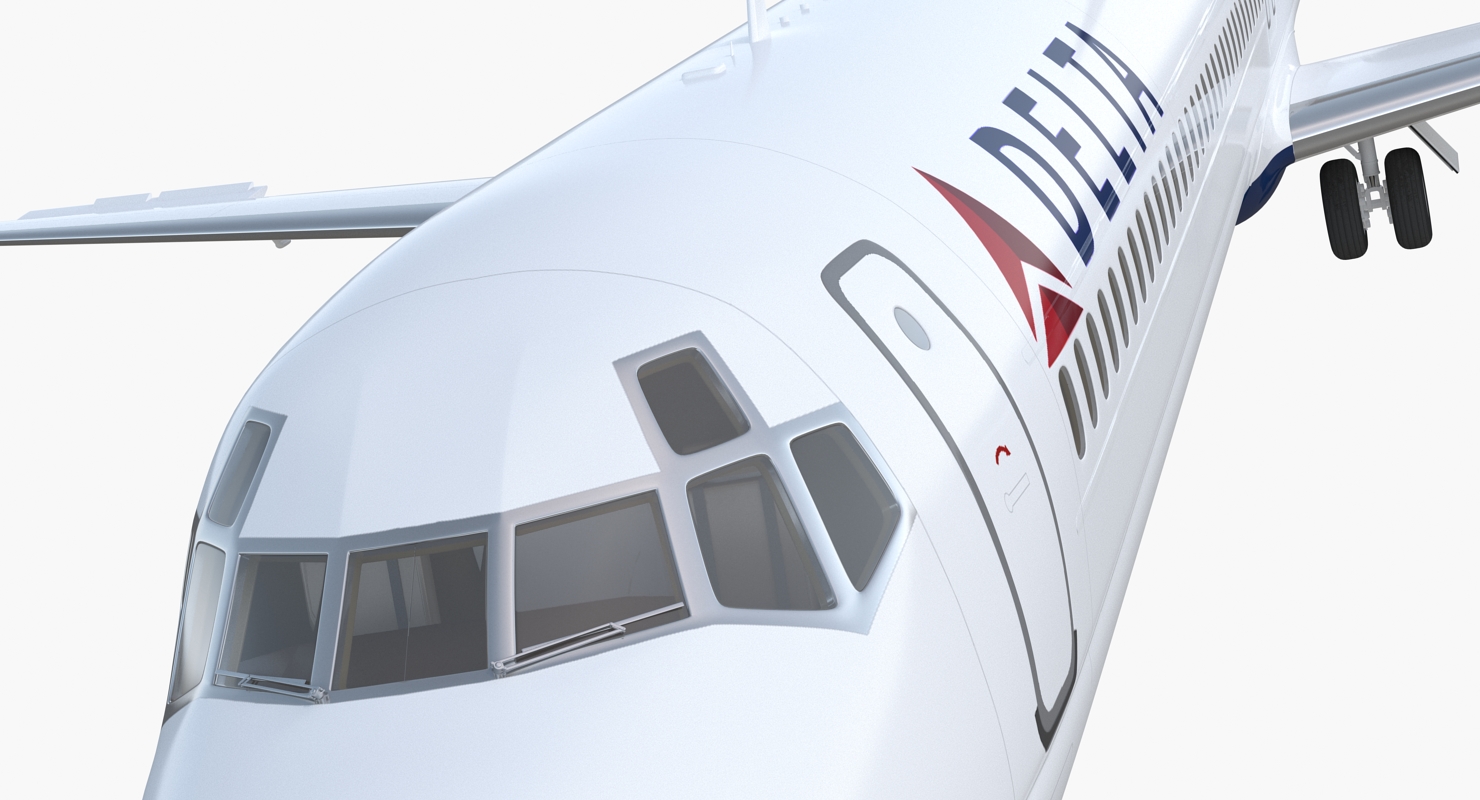 3D McDonnell Douglas MD88 Delta model