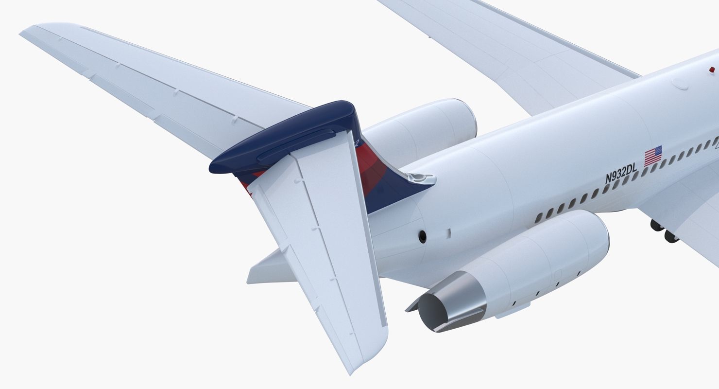 3D McDonnell Douglas MD88 Delta model