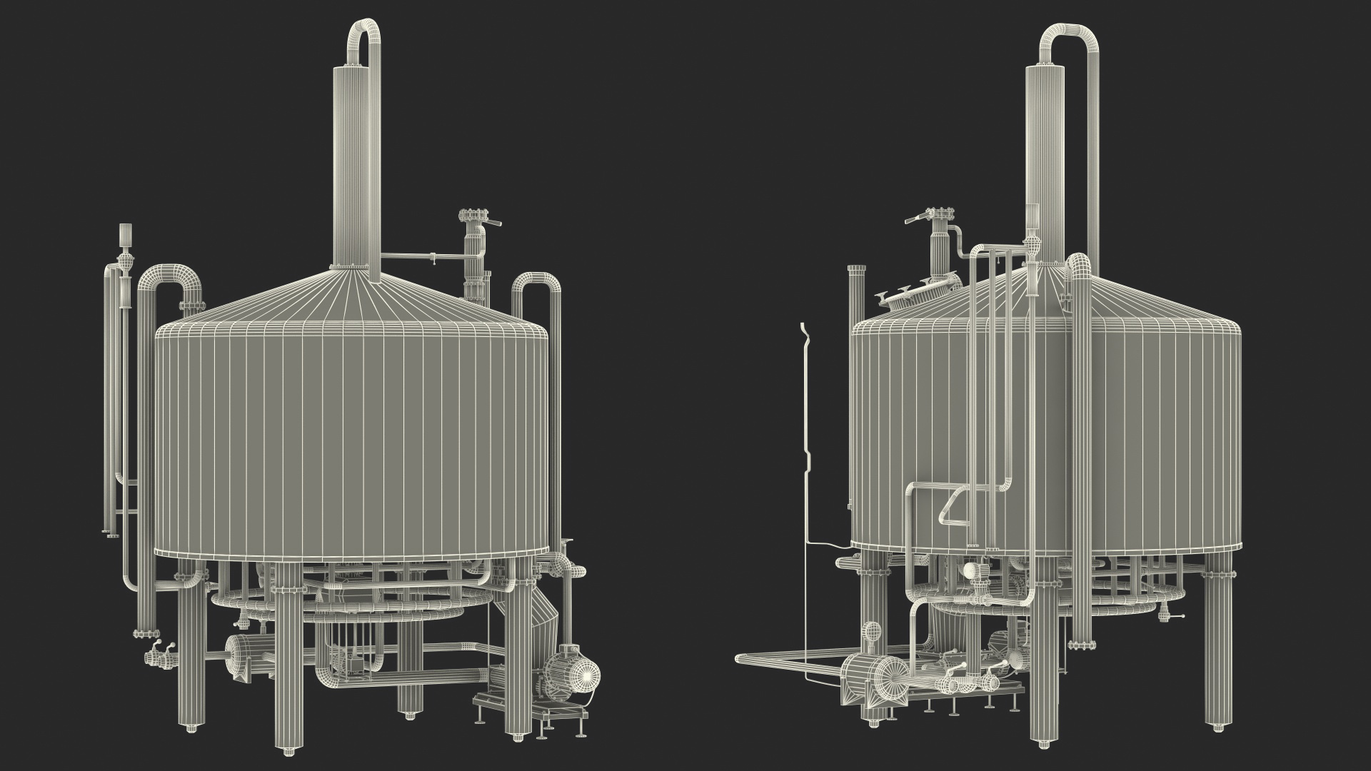 3D model Alcohol Distillation Equipment