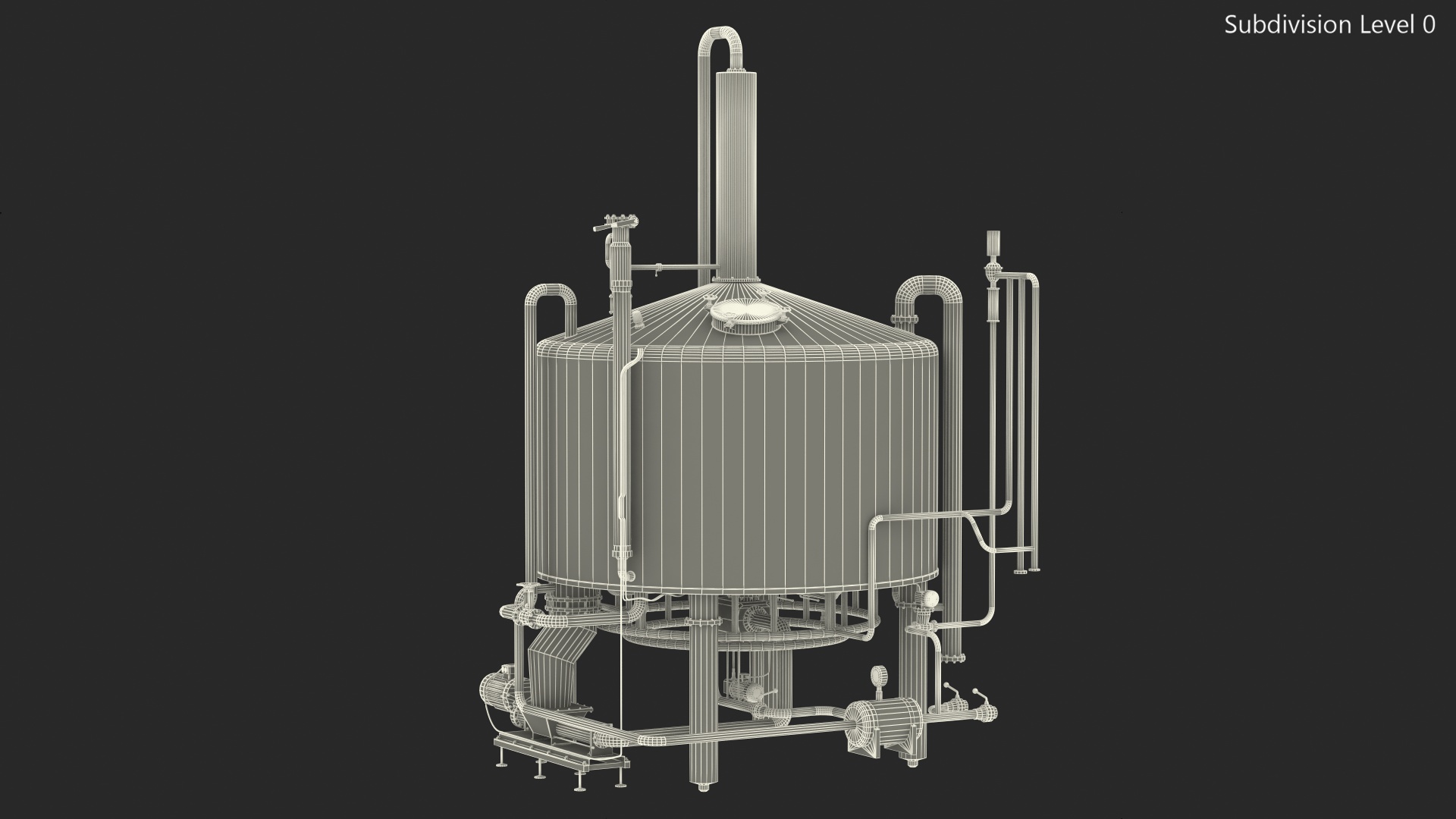 3D model Alcohol Distillation Equipment