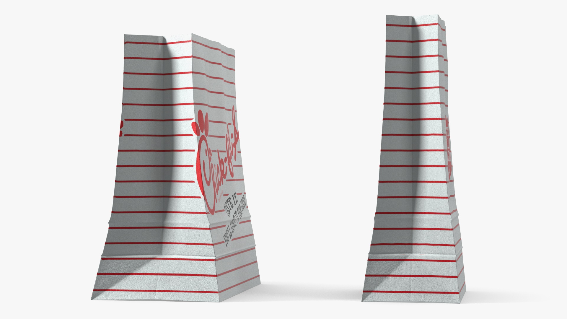 Chick fil A Paper Takeout Bag, view 4