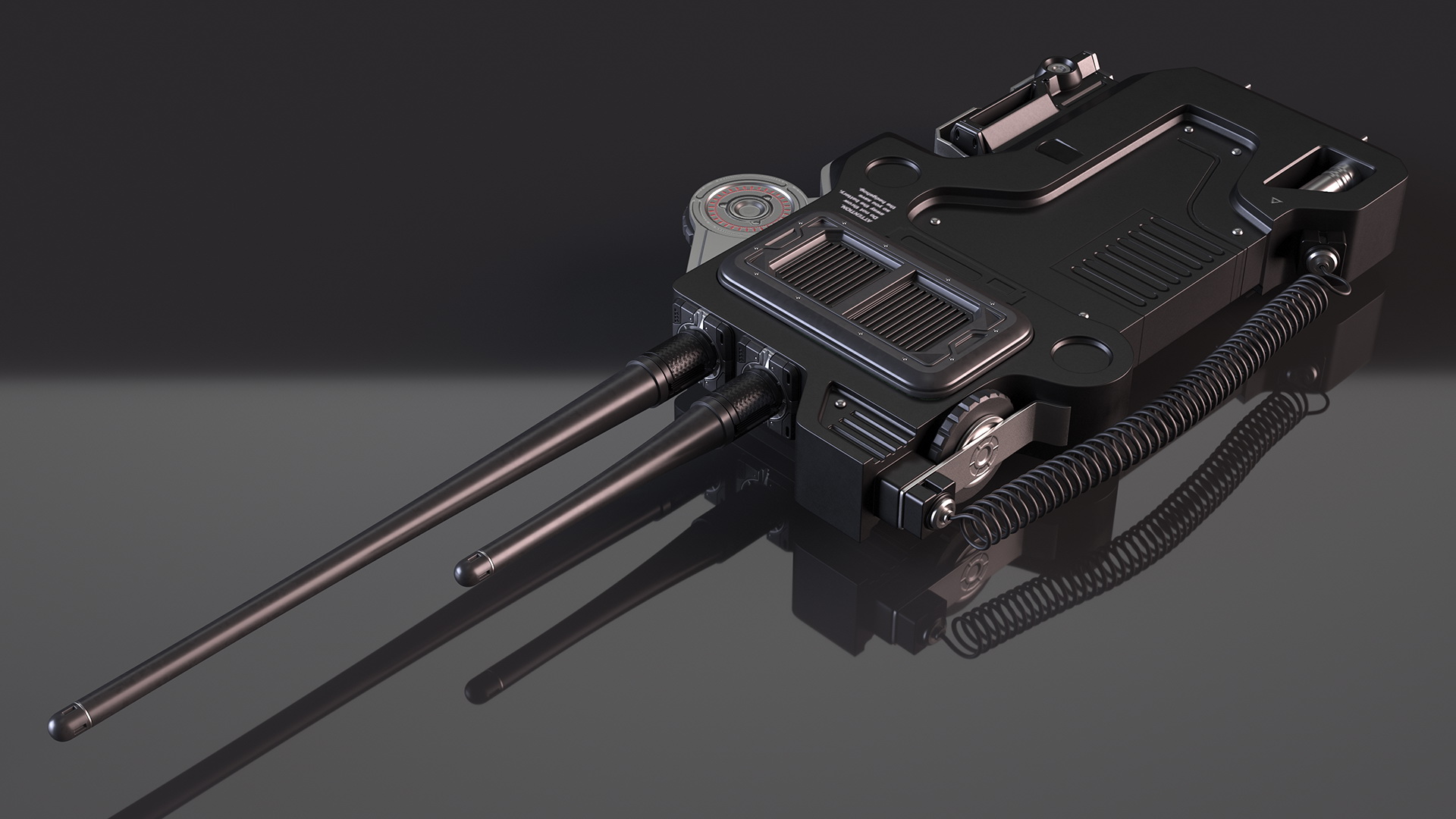 3D Sci-fi Radio Device New model