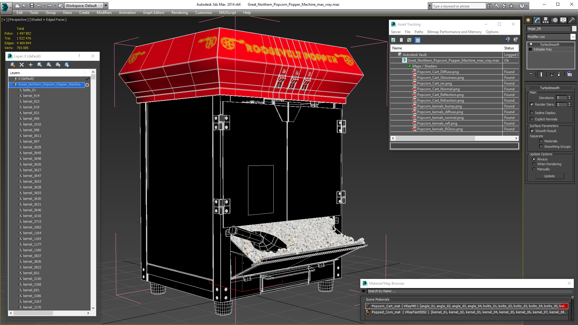 Great Northern Popcorn Popper Machine 3D