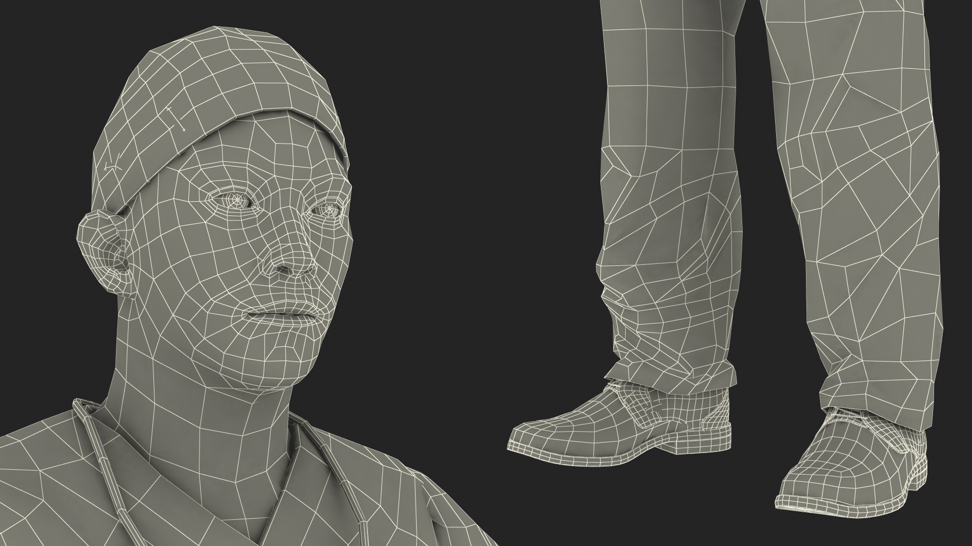 Young Asian Male Doctor Rigged for Cinema 4D 3D model