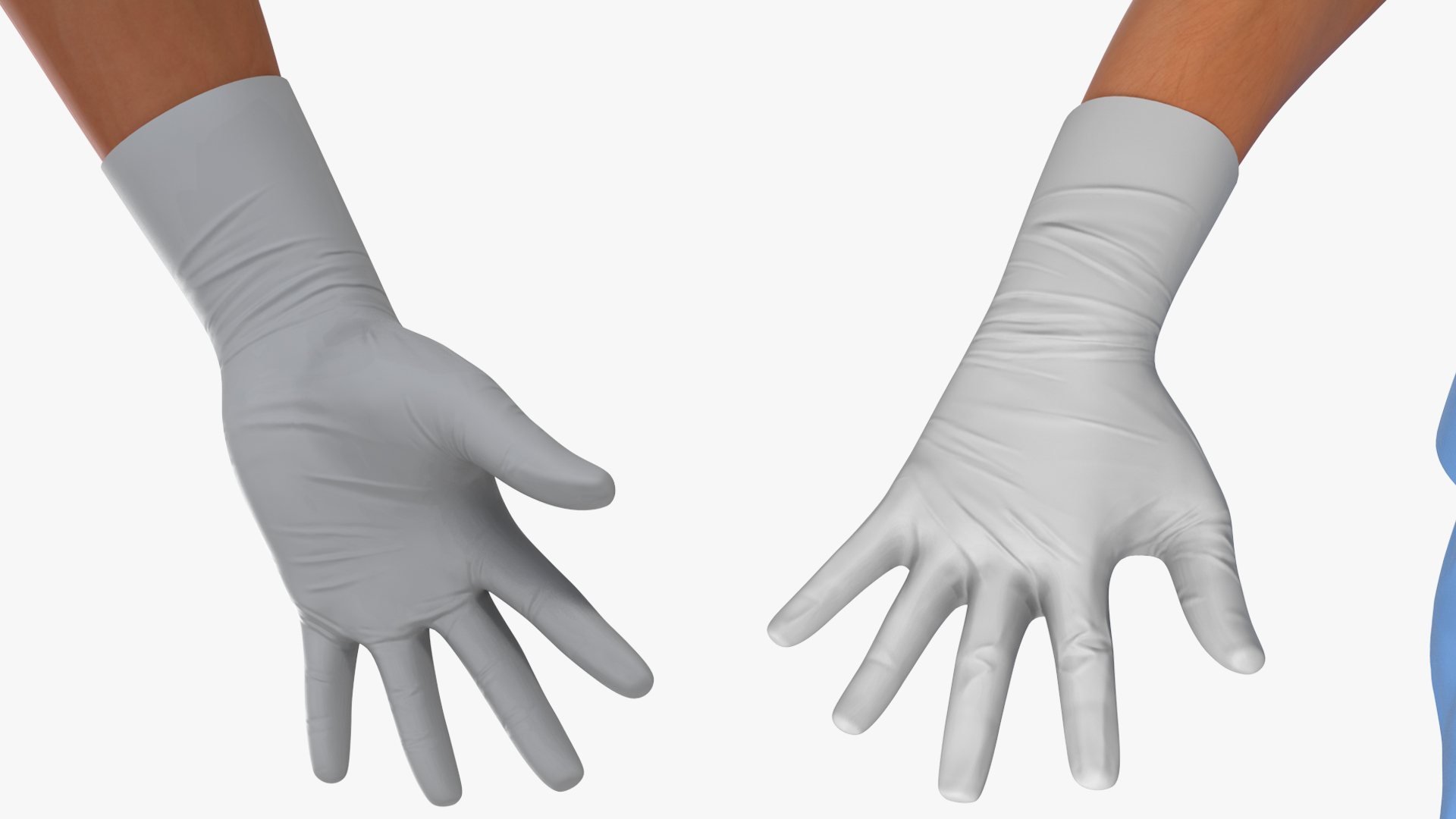 Young Asian Male Doctor Rigged for Cinema 4D 3D model