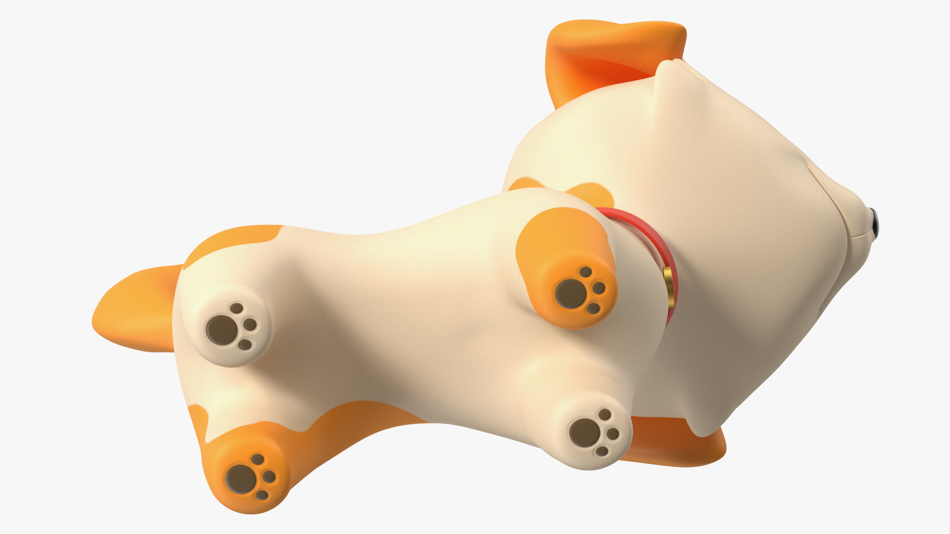 Cartoon Puppy Dog Rigged 3D model