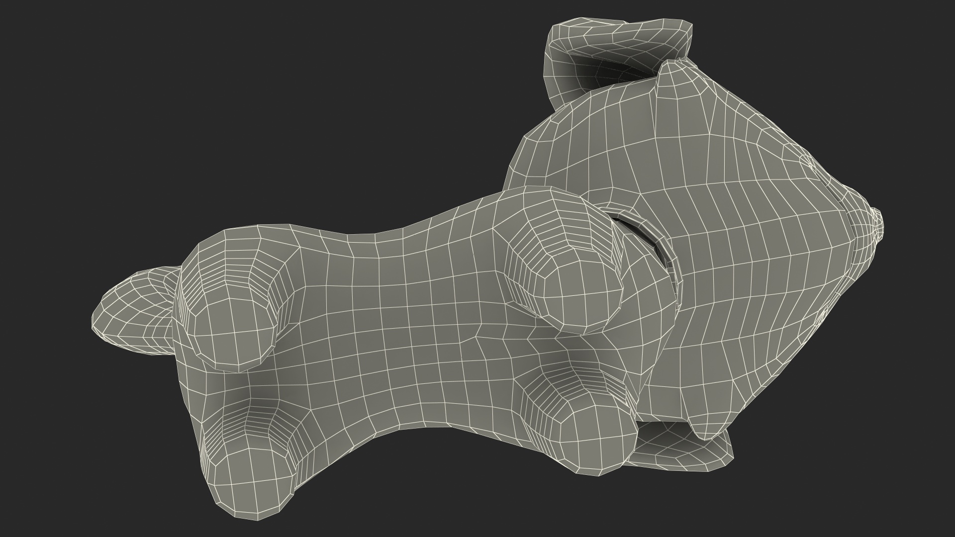 Cartoon Puppy Dog Rigged 3D model